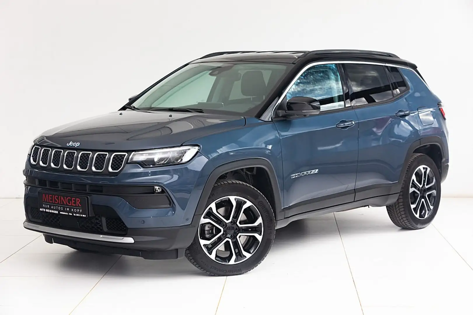 Jeep Compass 1.3 PHEV Limited 190 PS AT 4xe Blau - 1