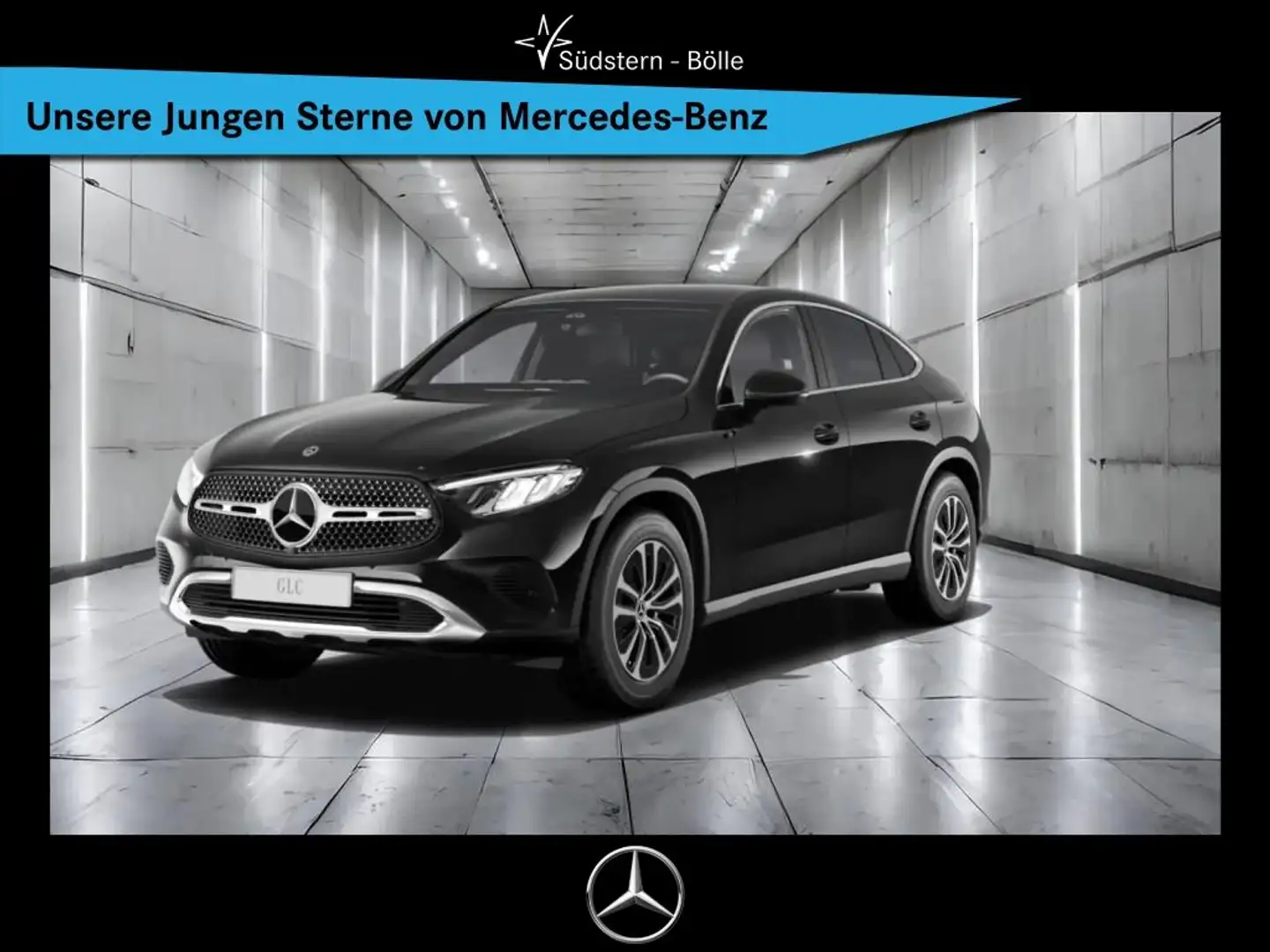 Mercedes-Benz GLC 220 d 4M Coupe +AVANTGARDE+DISTRO+KAMERA+SHZ Noir - 1