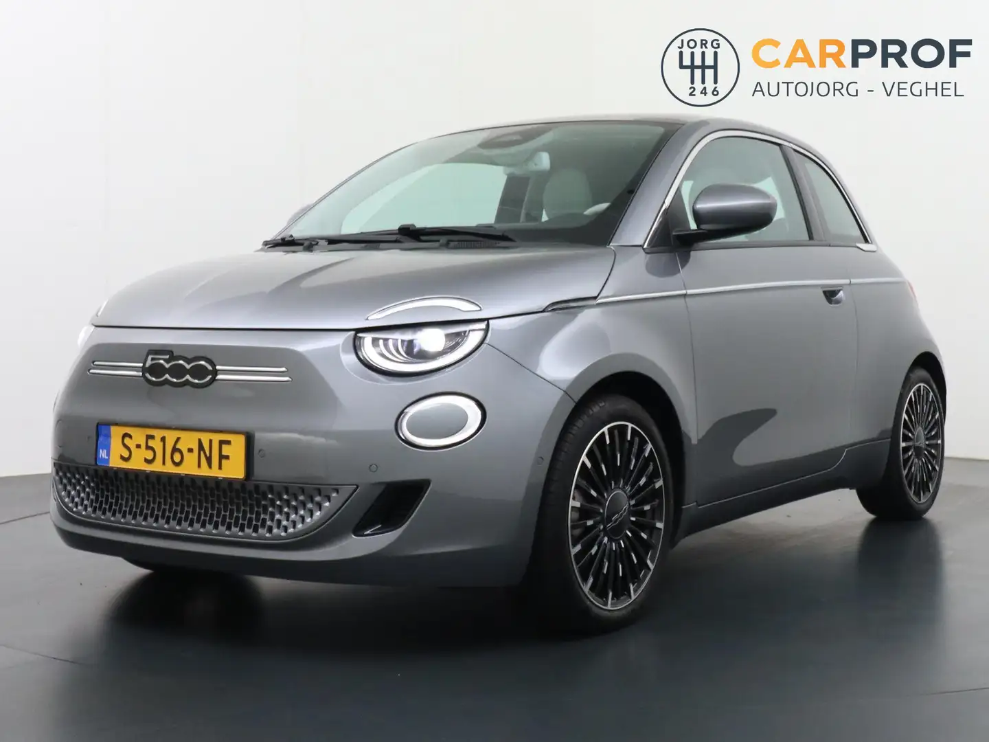 Fiat 500 La Prima 42 kWh NL Auto | Camera | Navigatie | SOH Grau - 1