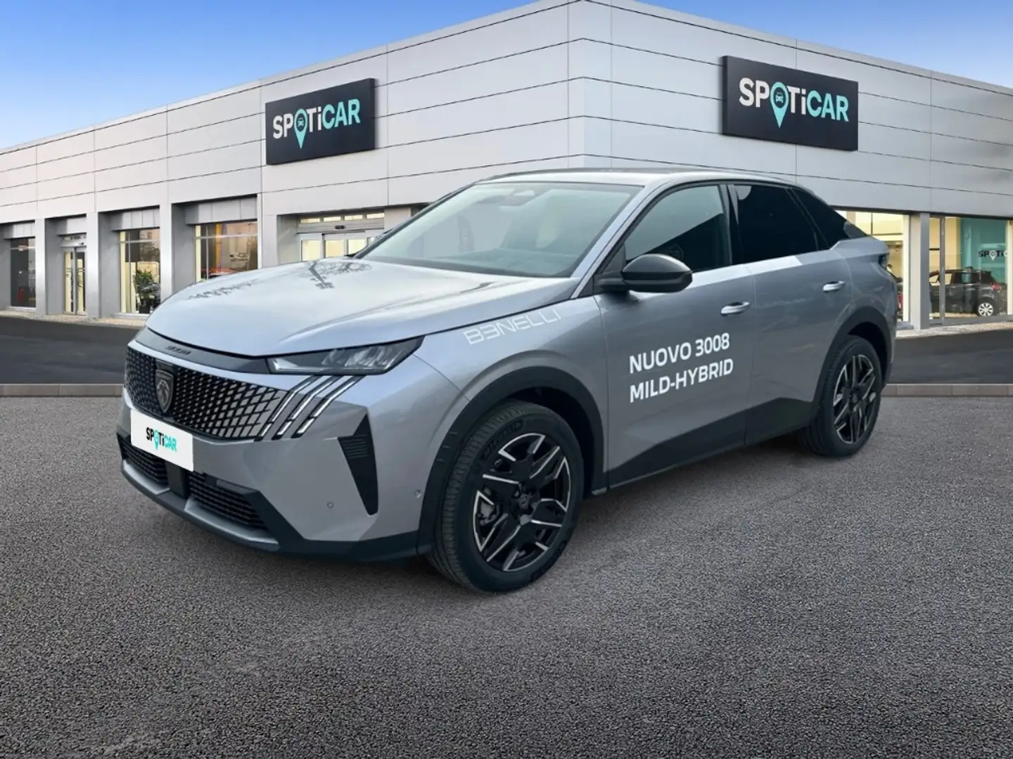 Peugeot 3008 ALLURE - Hybrid 136 E-DCS6 Gris - 1
