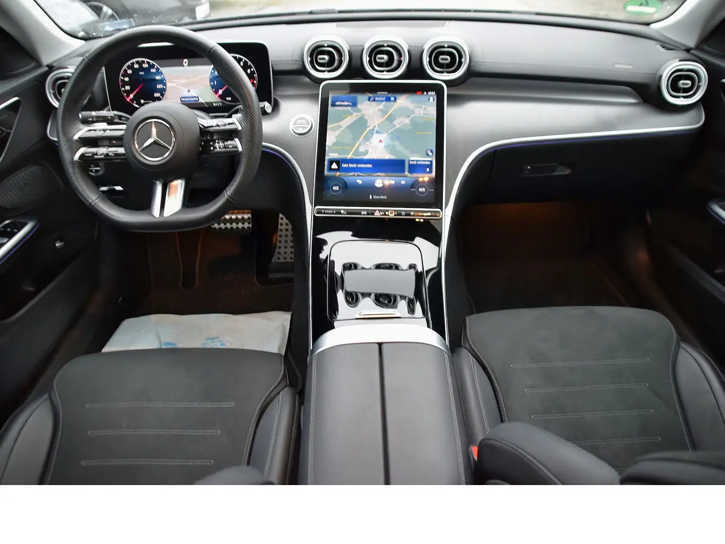 Mercedes-Benz C 180 AMG Line Advanced Plus (SHD Night Memo Spur Schwarz - 2