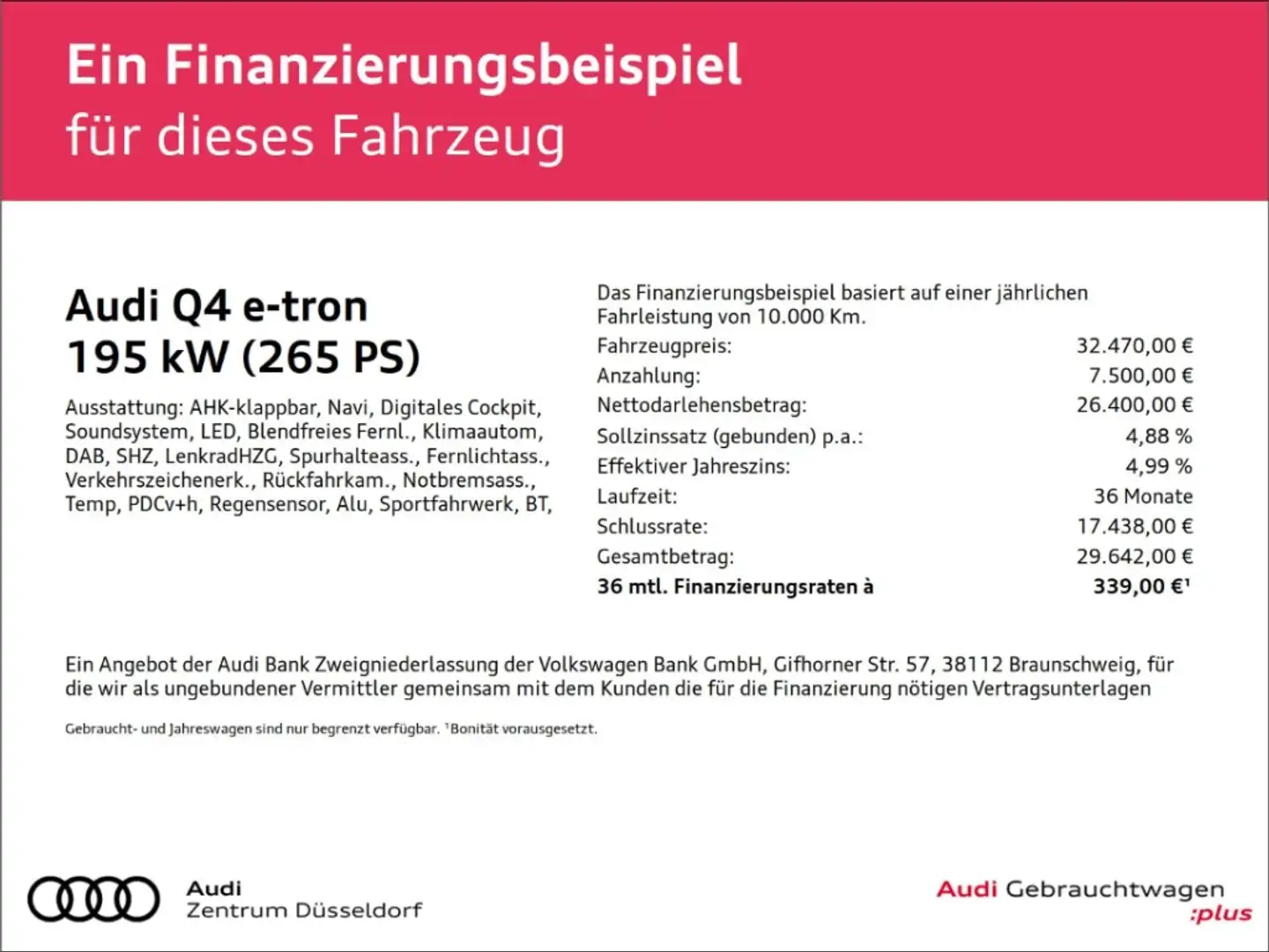 Audi Q4 e-tron 45 quattro s line AHK KAMERA MMI SONOS Azul - 2