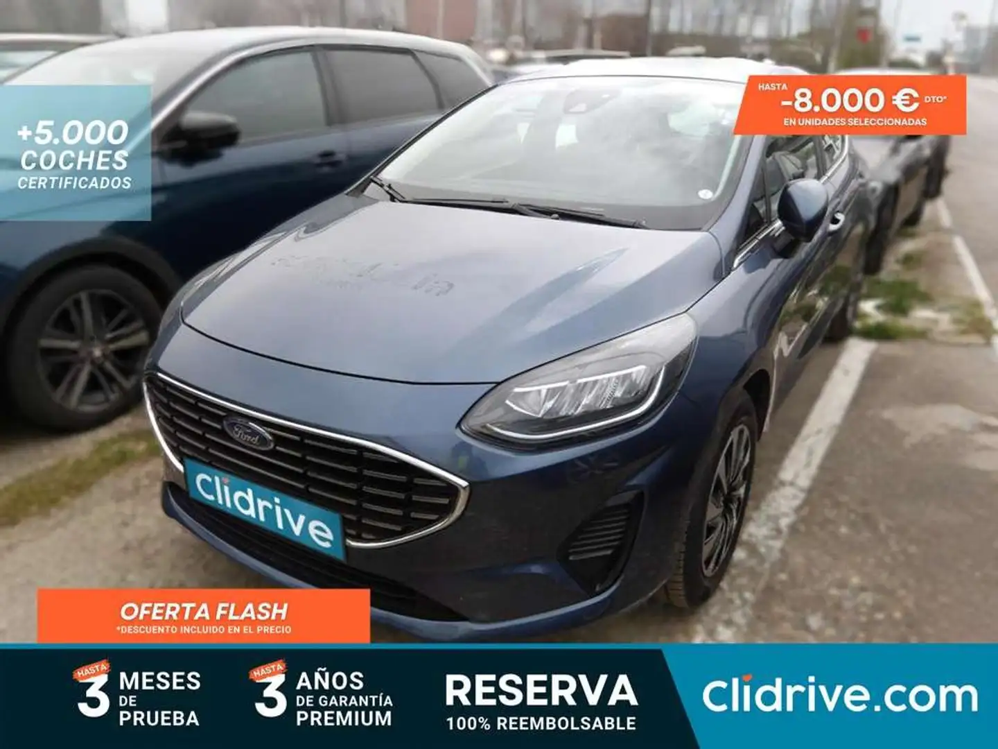 Ford Fiesta 1.0 EcoBoost MHEV 92kW(125CV) Active 5p Azul - 1