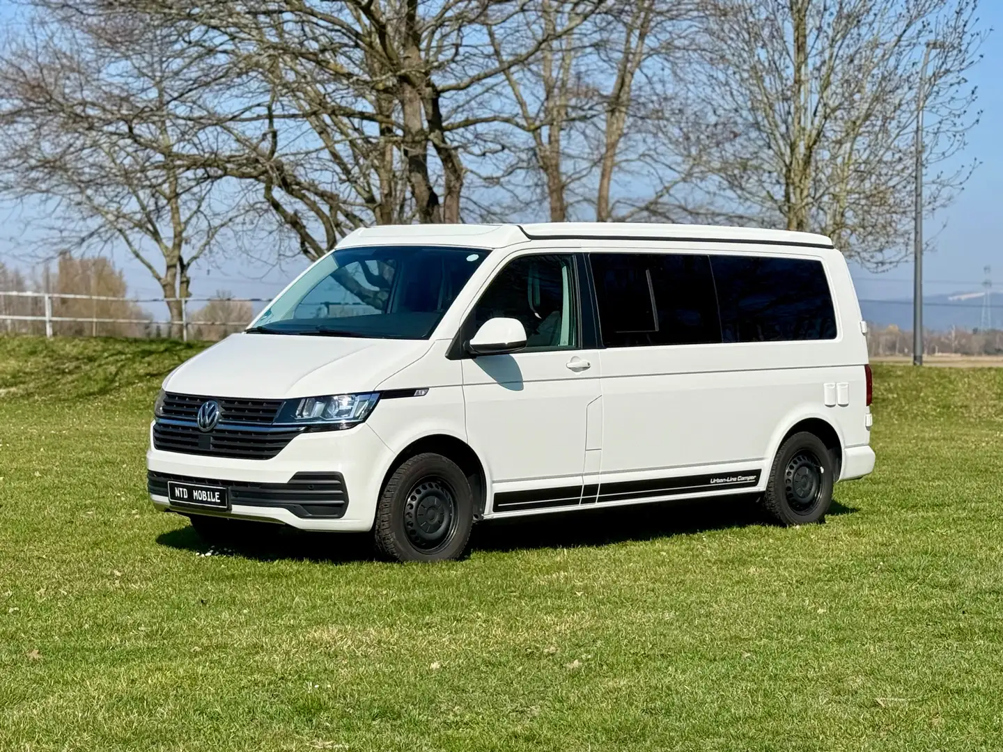 Volkswagen T6.1 California LANG California+SCHIENENSYSTEM+6-SITZE+RIESENBETT+ Weiß - 2