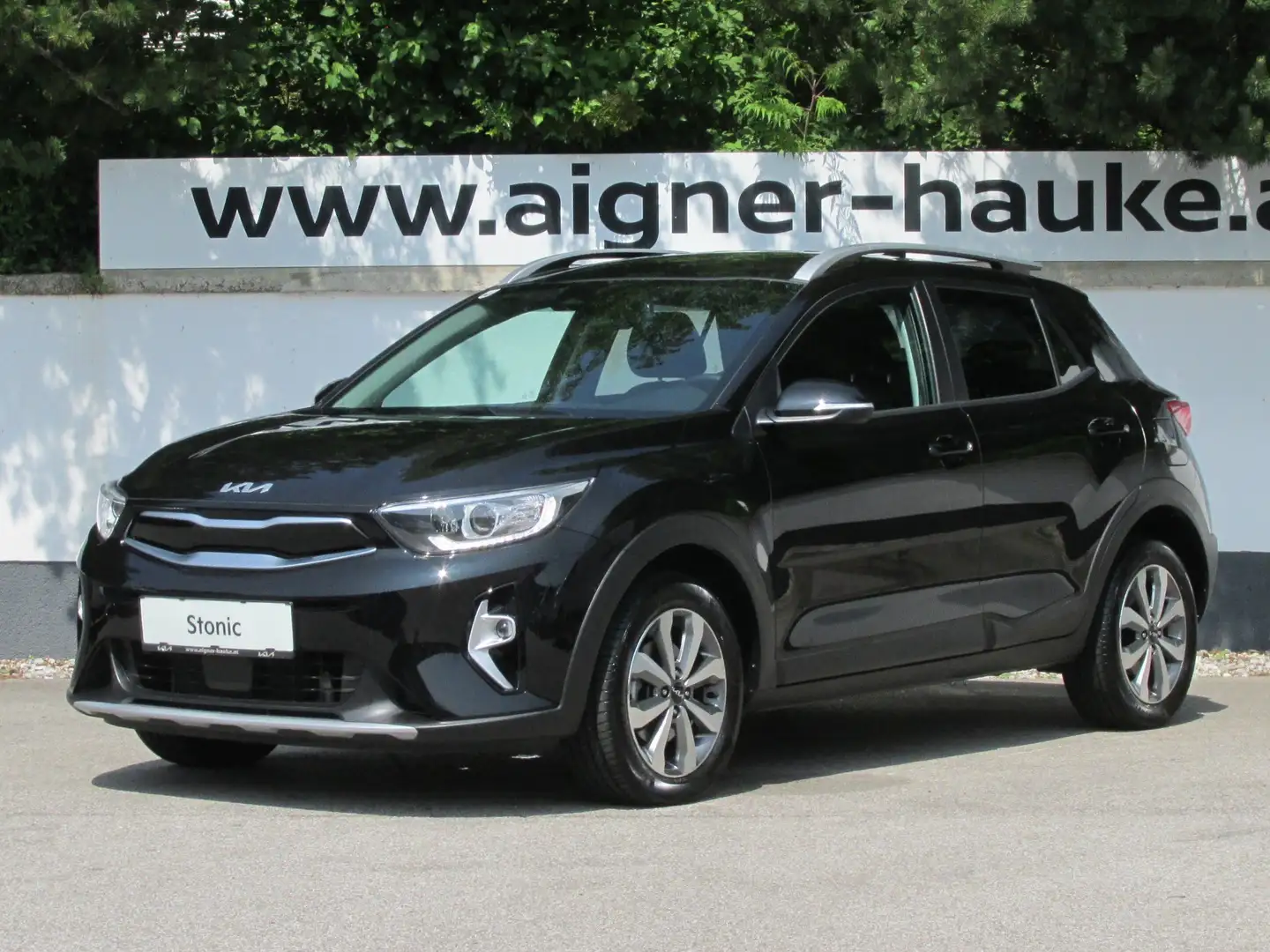 Kia Stonic 1,0 TGDI GPF ISG Silber DCT Aut. Schwarz - 1
