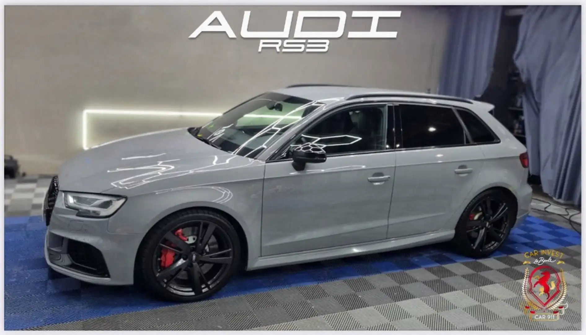Audi RS3 2.5tfsiq quattro sportback Gris - 1