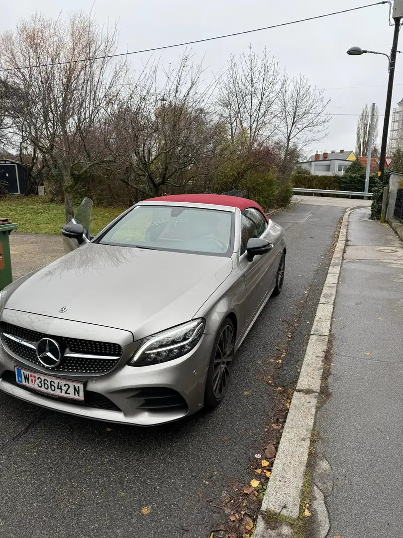 Mercedes-Benz C 180 Cabrio AMG Line C180  Leder / AIRSCARF/ Akustickstoffverdeck ÖAMTC Pickerl Grau - 2