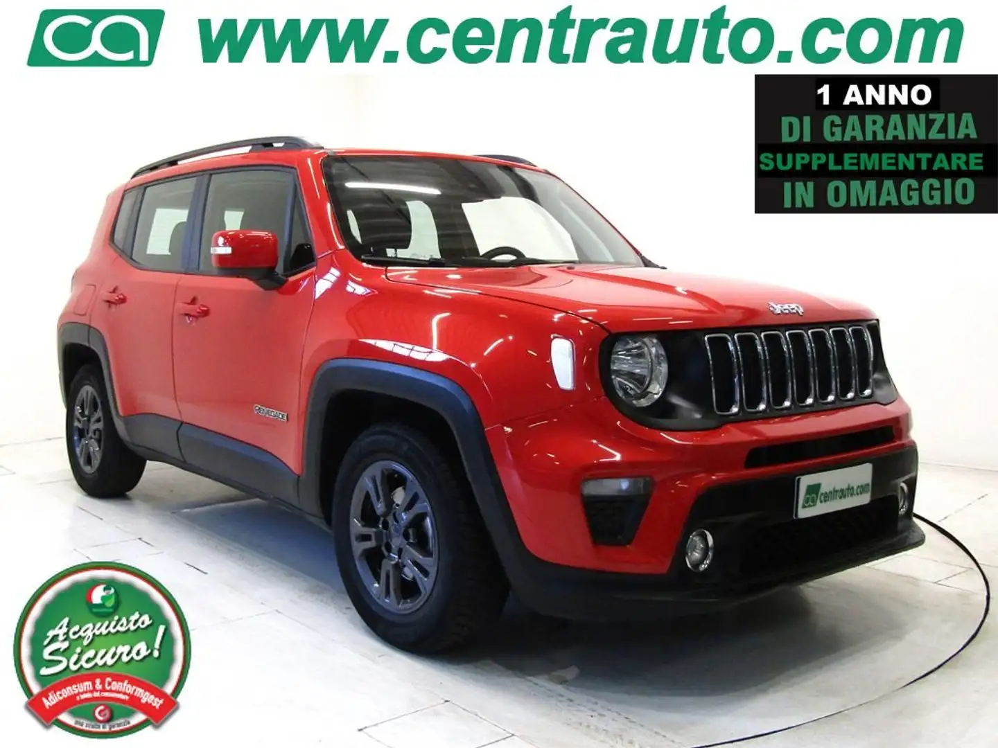 Jeep Renegade 1.0 T3 Longitude 2WD Manuale Rood - 1