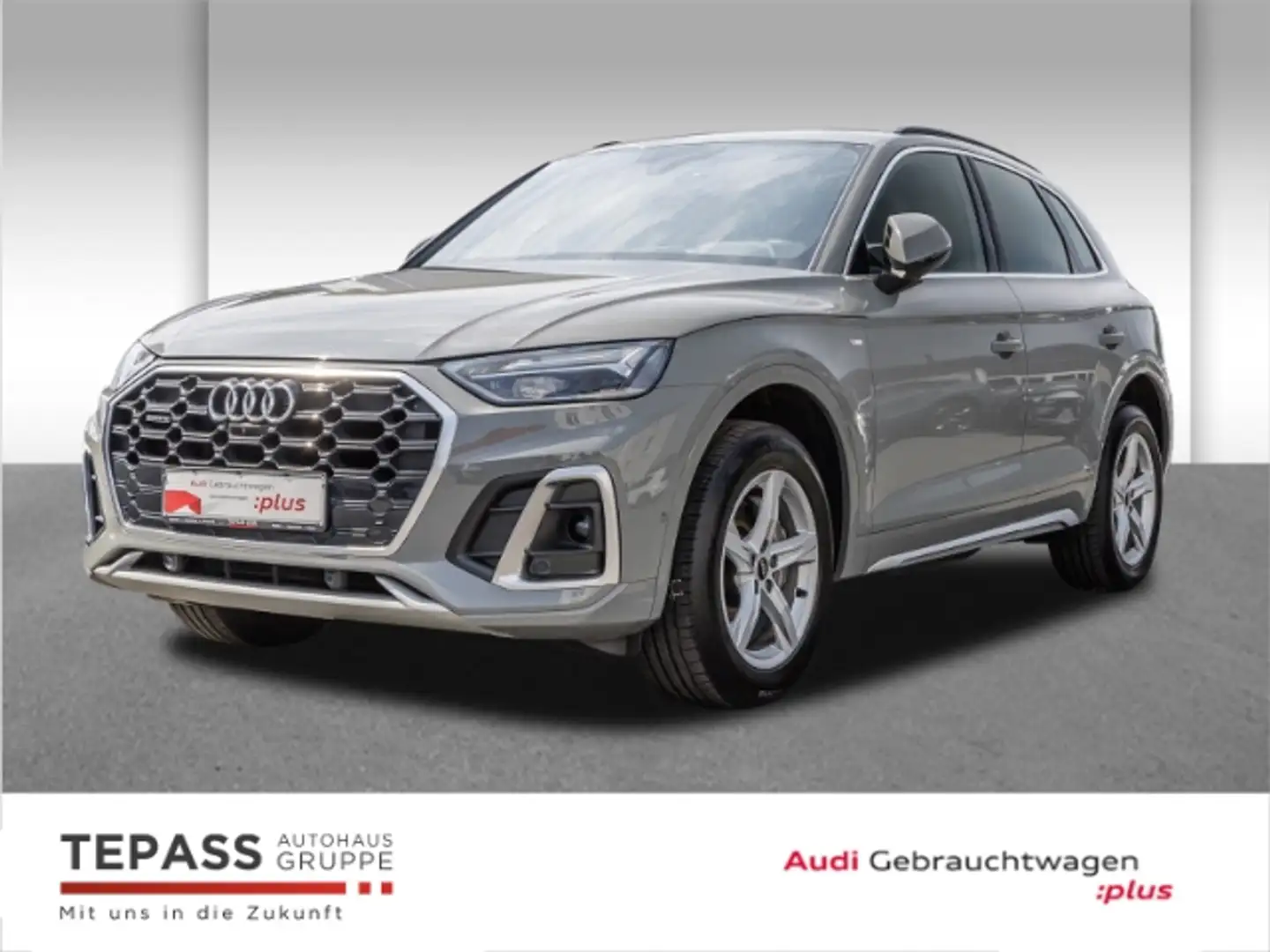 Audi Q5 40 TDI QUATTRO S-TRONIC 2x S LINE LED AHK NAVI PDC Gri - 1