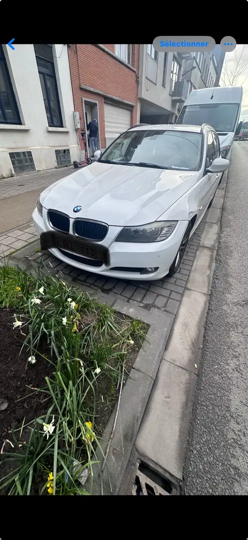BMW 318 D Blanc - 1