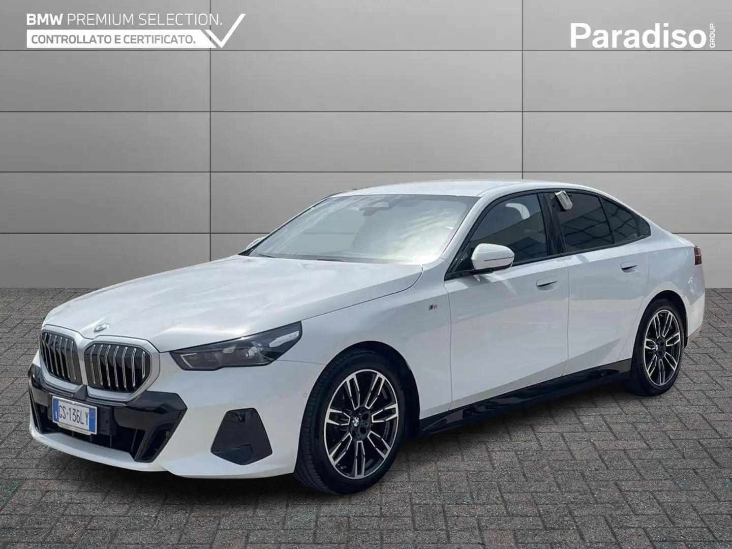 BMW 520 G60 Berlina 520d 48V sdrive MSport auto Bianco - 1
