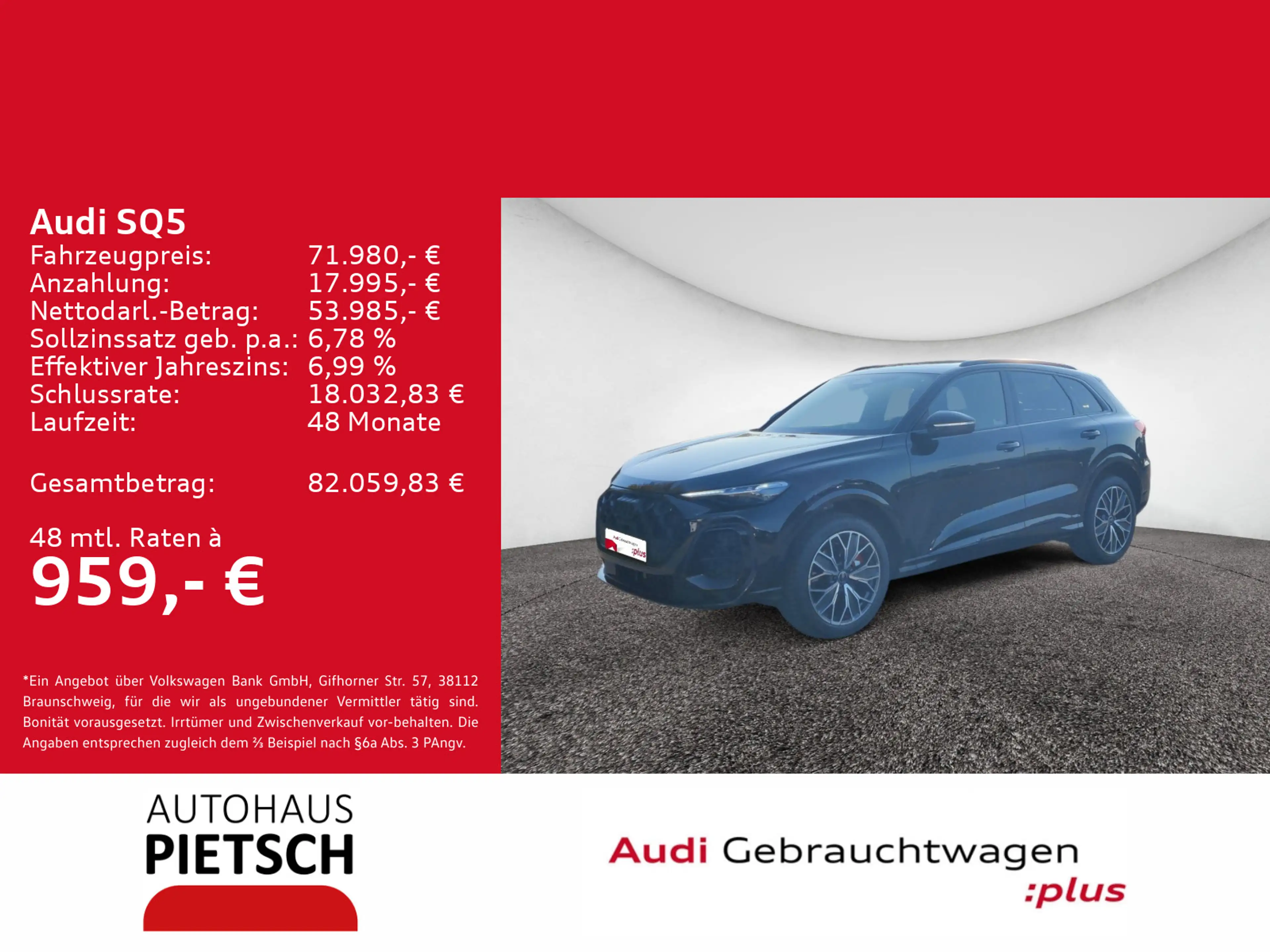 Audi SQ5 3.0 TFSI S-tronic Matrix B&O HeadUp AHK 360° — photo 2