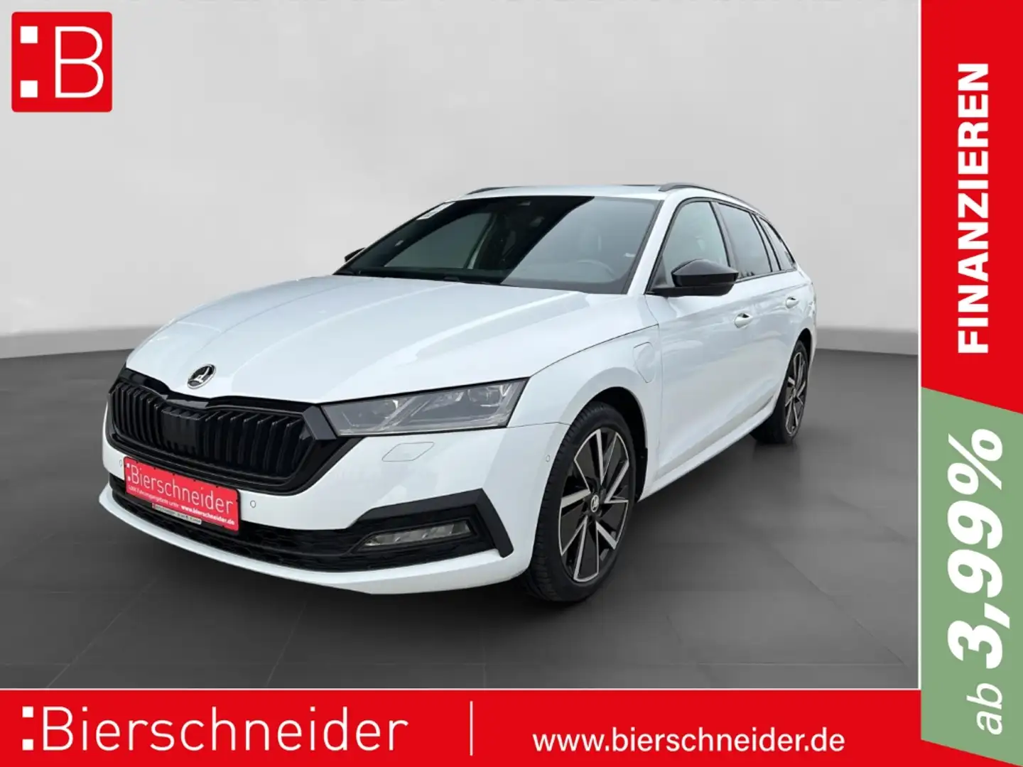 Skoda Octavia Combi 1.4 TSI iV DSG Style SPORTPAKET HUD NAVI Weiß - 1