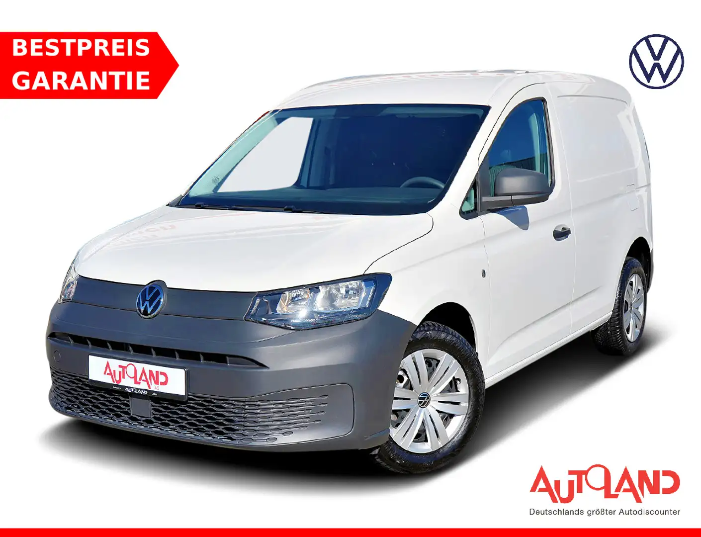 Volkswagen Caddy 1.5 TSI Cargo Klima PDC DAB USB Bluetooth Blanc - 1