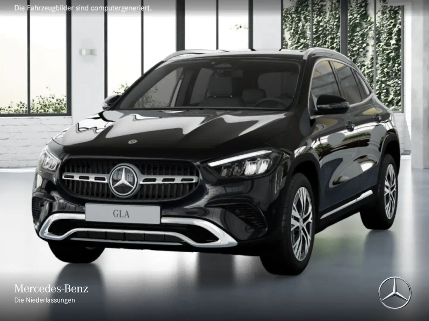 Mercedes-Benz GLA 220 4M PROGRESSIVE+AHK+LED+KAMERA+8G Schwarz - 2
