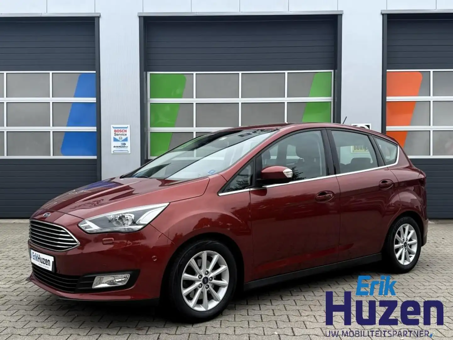 Ford Focus C-Max TITANIUM PLUS / Achteruit rij camera / Stuurverwar Rood - 1