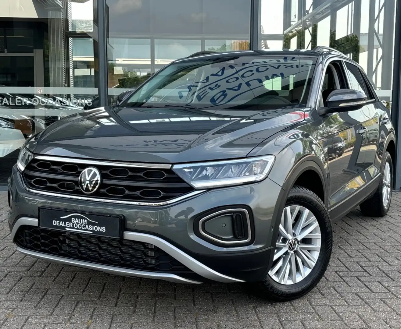 Volkswagen T-Roc 1.0 TSI 115PK STYLE EDITION AIRCO NAVI PDC STOELVW Gris - 1