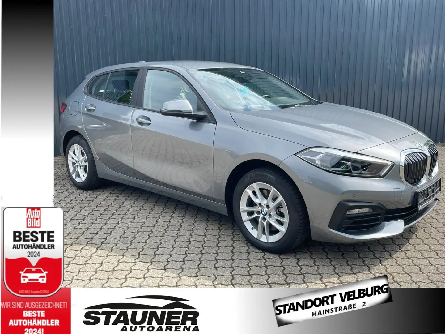 BMW 118 i Autom./ Lenkradheizung/HiFi/Navi/LED/CarPlay Gris - 1