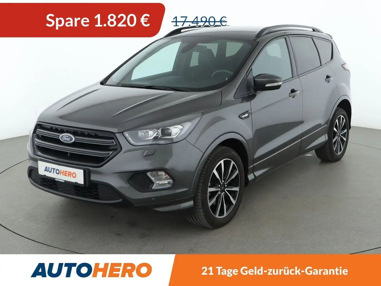 Ford Kuga 1.5 EcoBoost ST-Line Aut.*XENON*NAVI*TEMPO*CAM*PDC Grau - 1