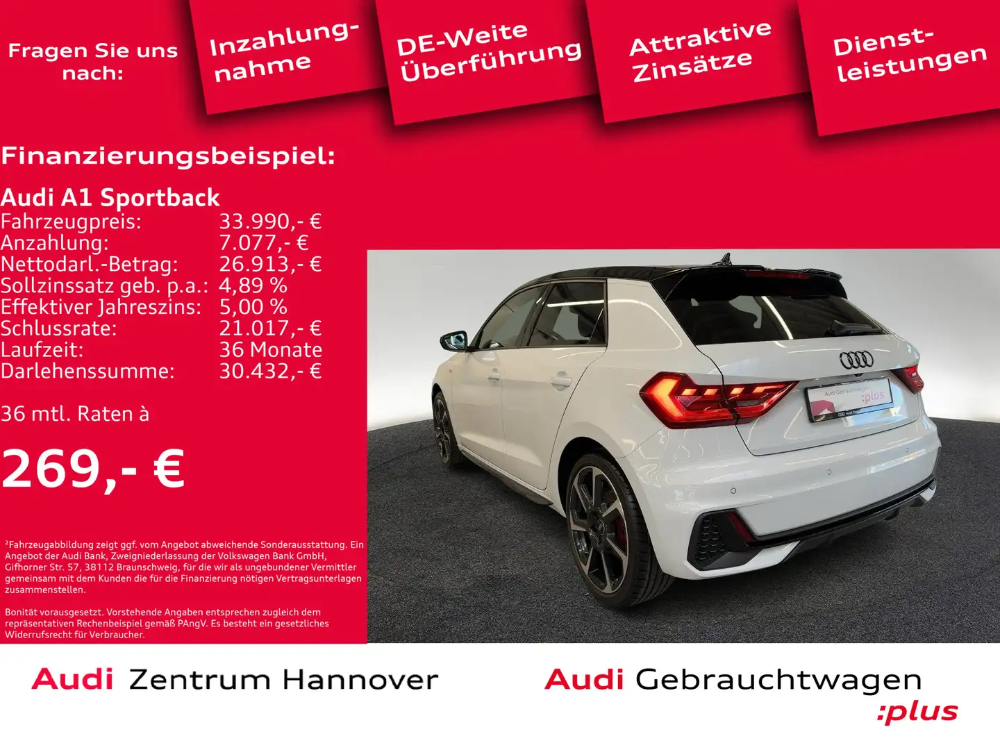 Audi A1 35 TFSI S line S tronic Weiß - 2