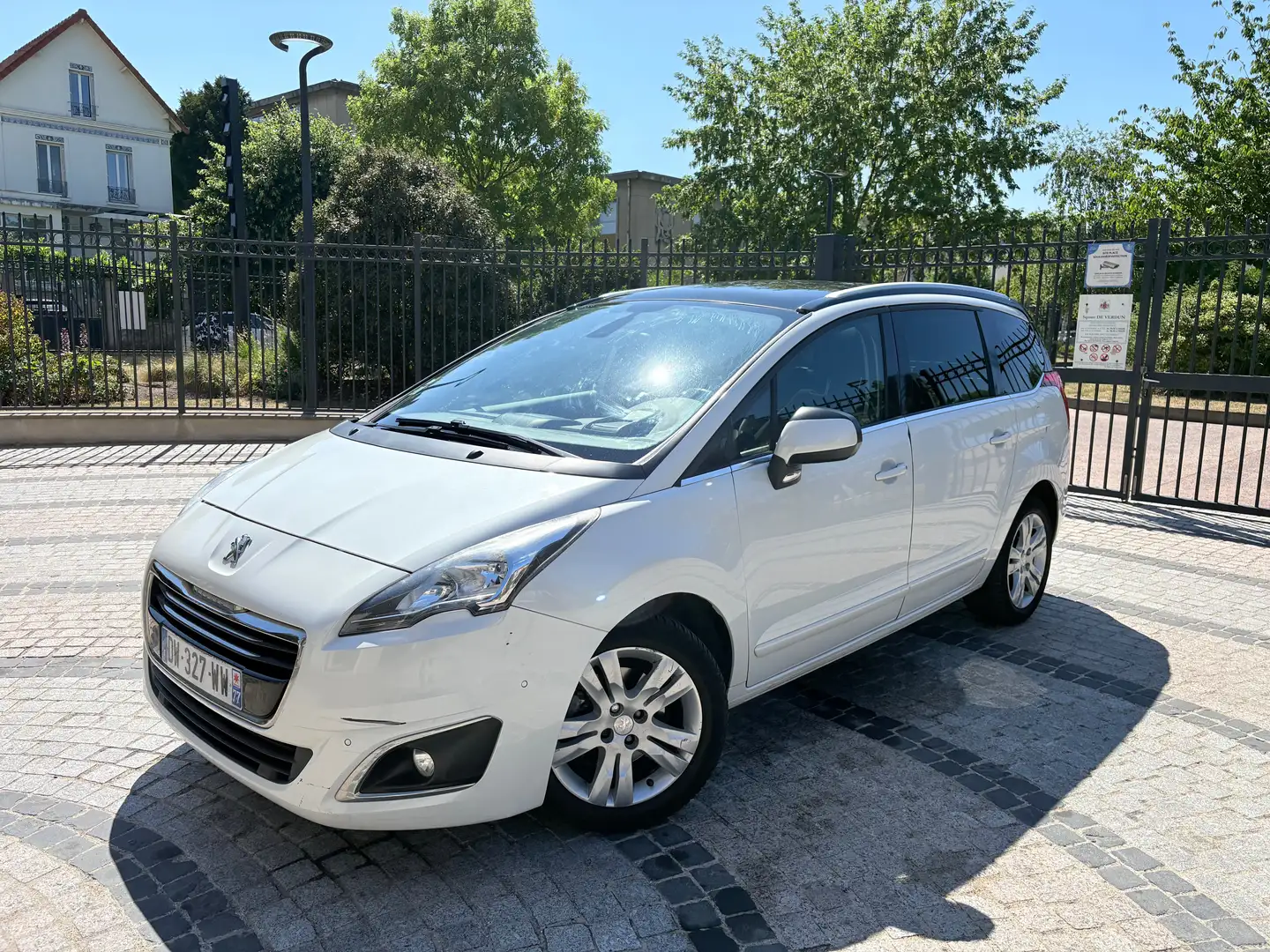 Peugeot 5008 5008 1.6 BlueHDi 120ch S Blanc - 2