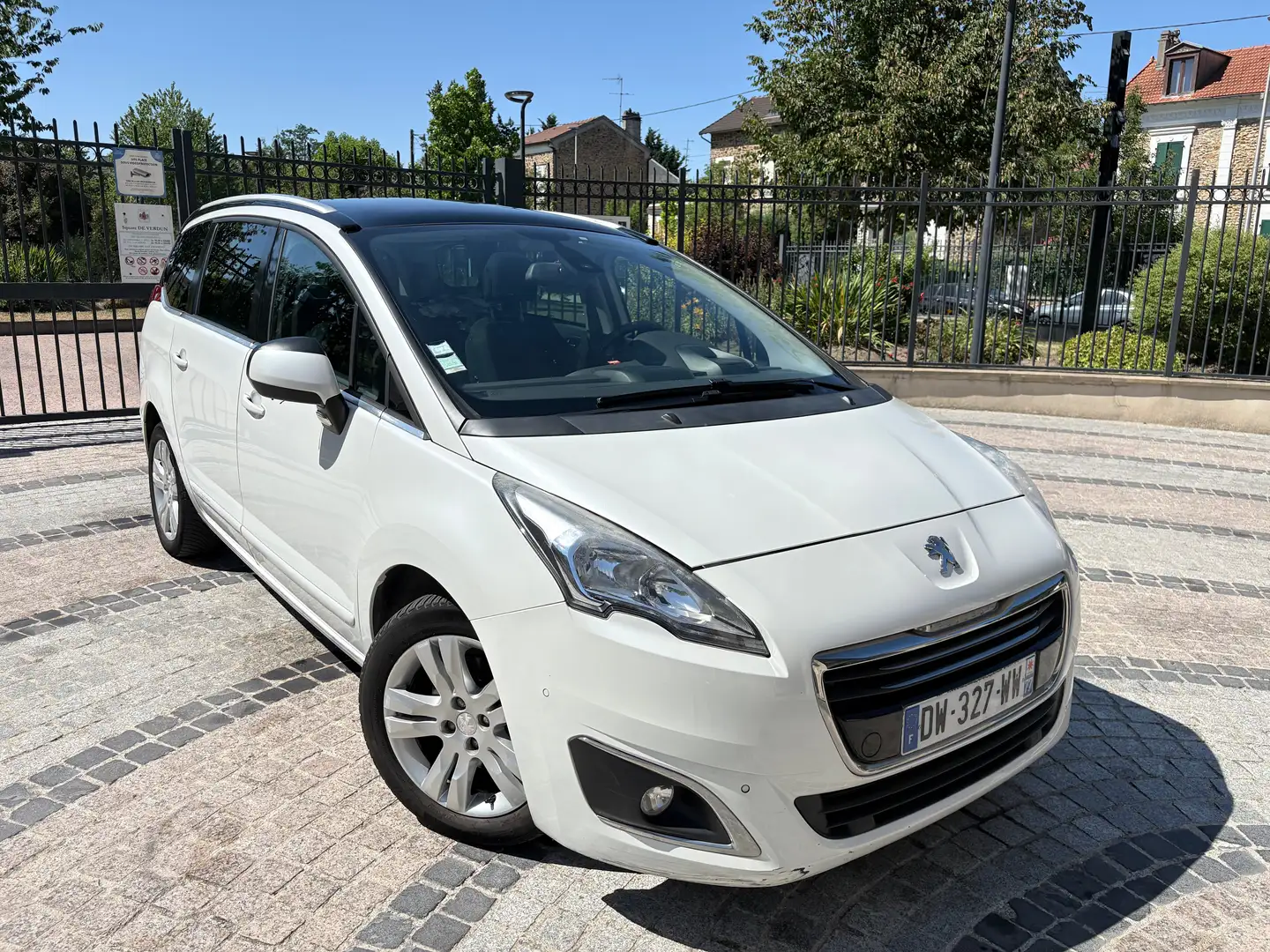 Peugeot 5008 5008 1.6 BlueHDi 120ch S Blanc - 1