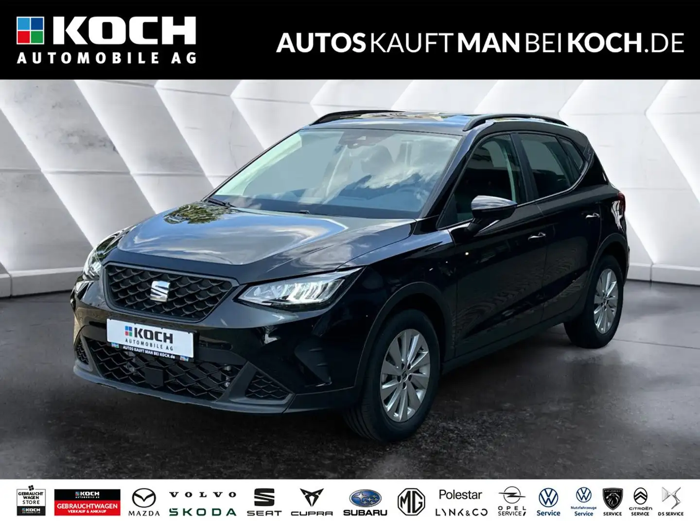 SEAT Arona 1.0 TSI OPF Style DSG PDC Tempomat LED DAB Schwarz - 1