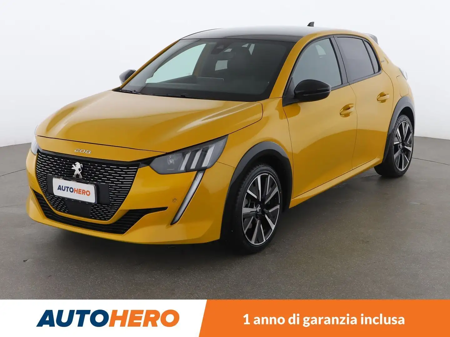 Peugeot 208 1.2 PureTech GT Line 100 CV EAT8 Giallo - 1