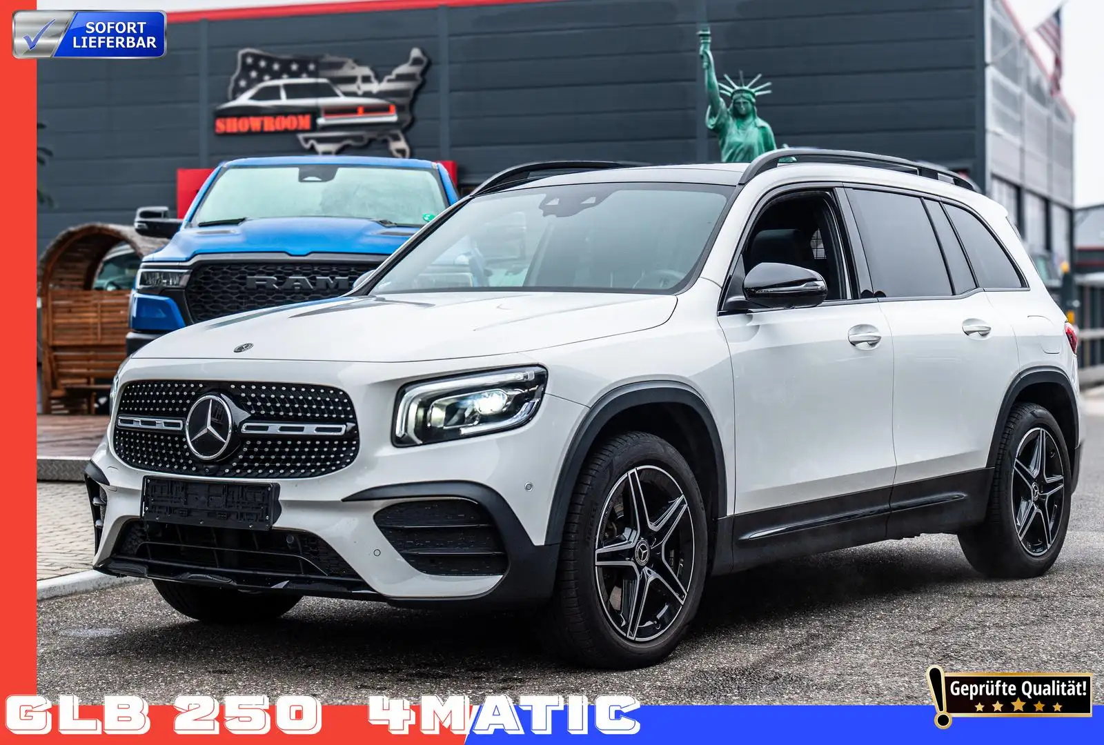 Mercedes-Benz GLB 250 2.0 AMG Line 4MAtic,ACC,360°,Pano Weiß - 1