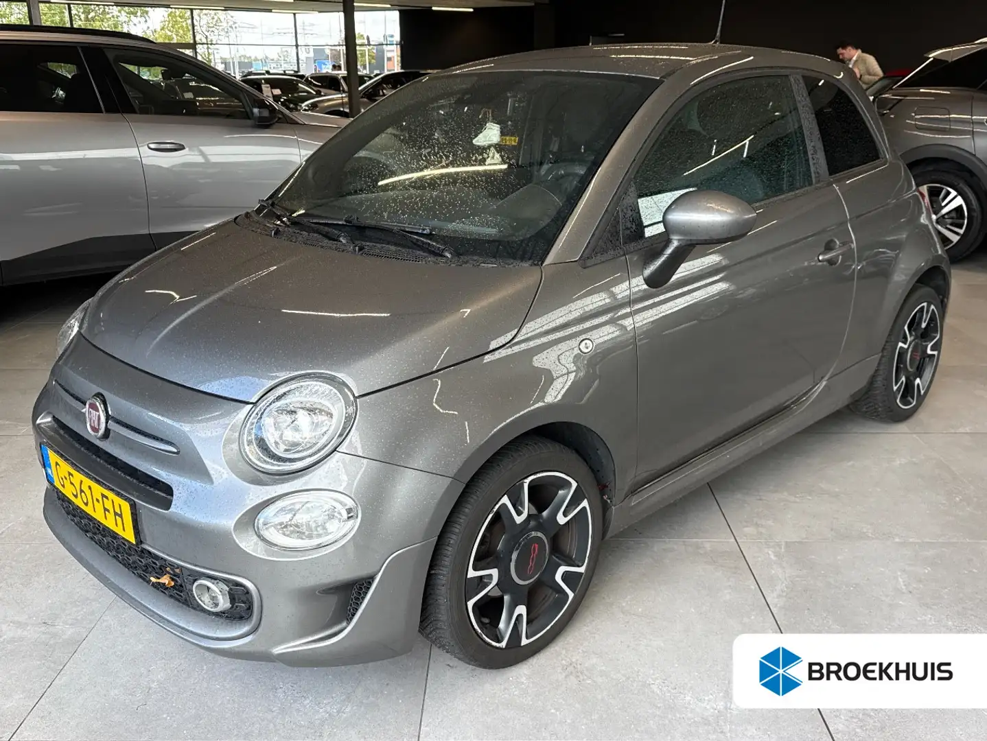 Fiat 500 0.9 TwinAir Turbo Sport Airco | Bluetooth | Cruise Grijs - 1