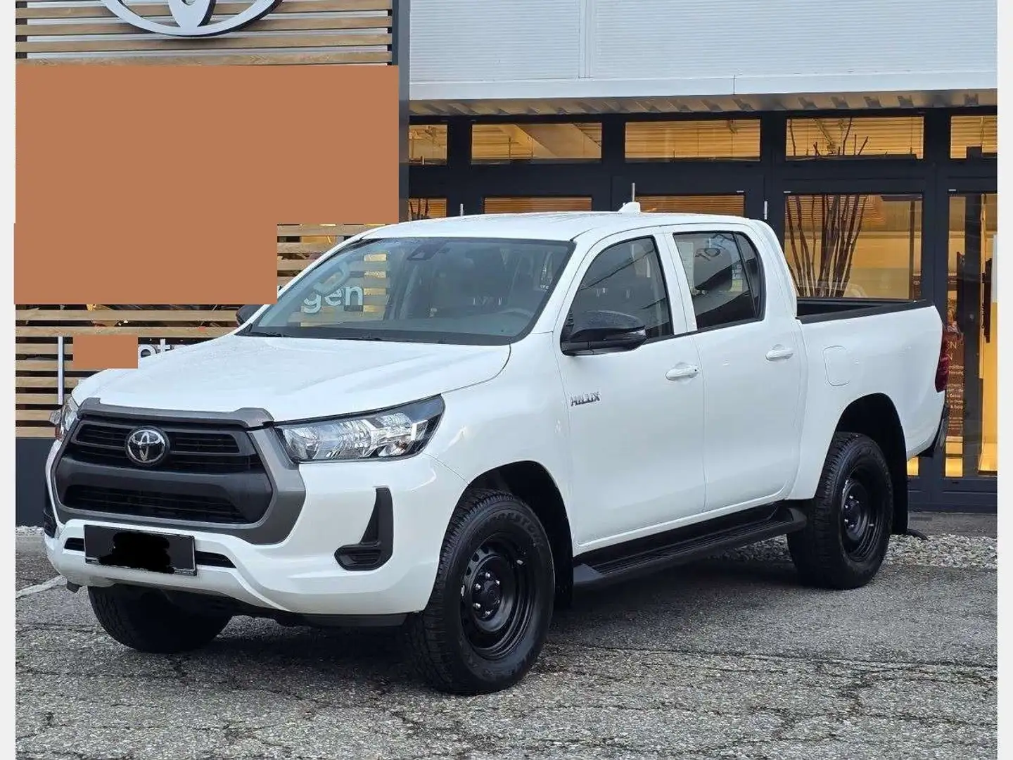 Toyota Hilux 2,8 Double Cab 4X4 APPLECAR SHZ ACC Wanne Weiß - 1