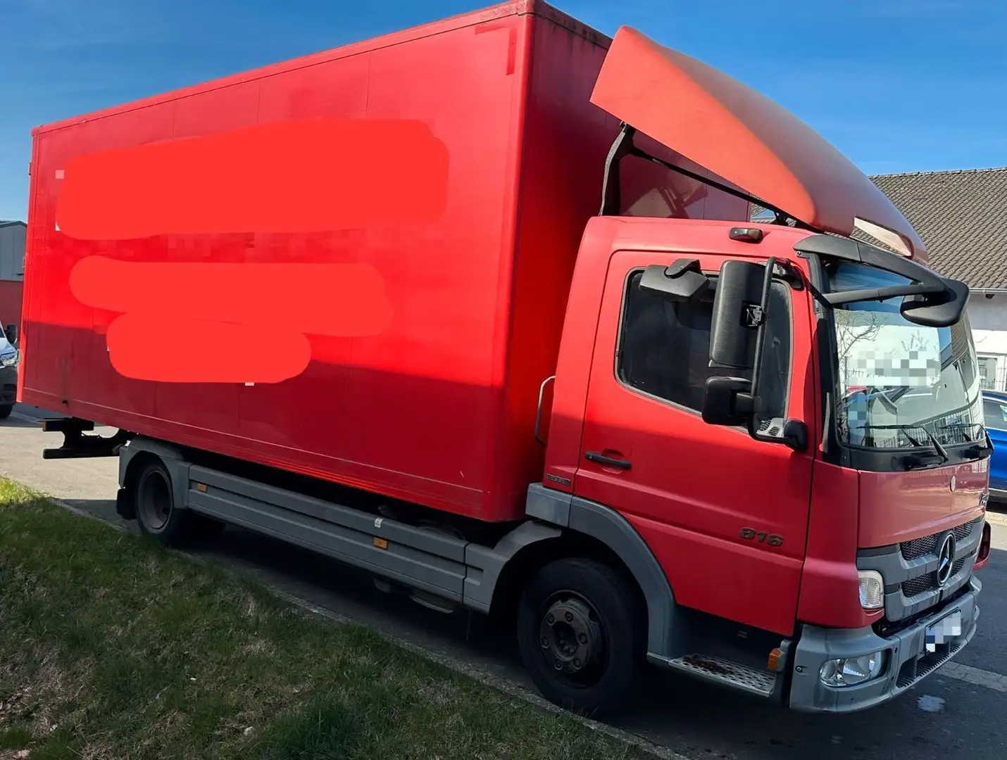 Mercedes-Benz Atego 2 BM 816 Automatik - Koffer - KLIMA Rojo - 2