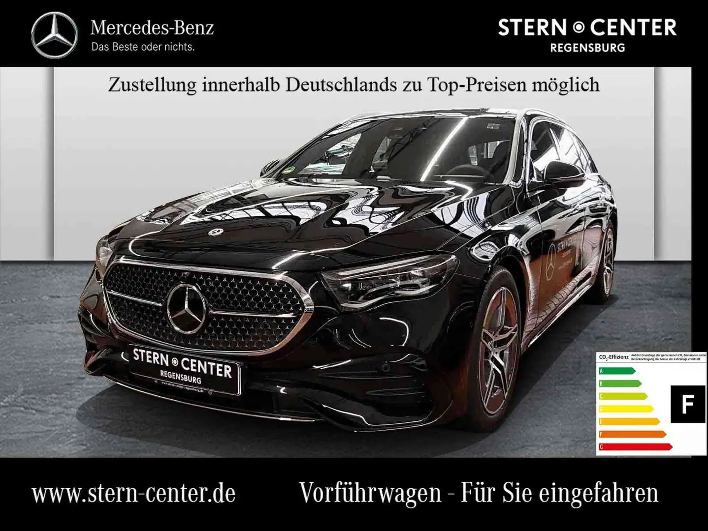 Mercedes-Benz E 450 d 4M T AMG+SITZKLIMA+360°+DIGITAL LIGHT+++ Noir - 1