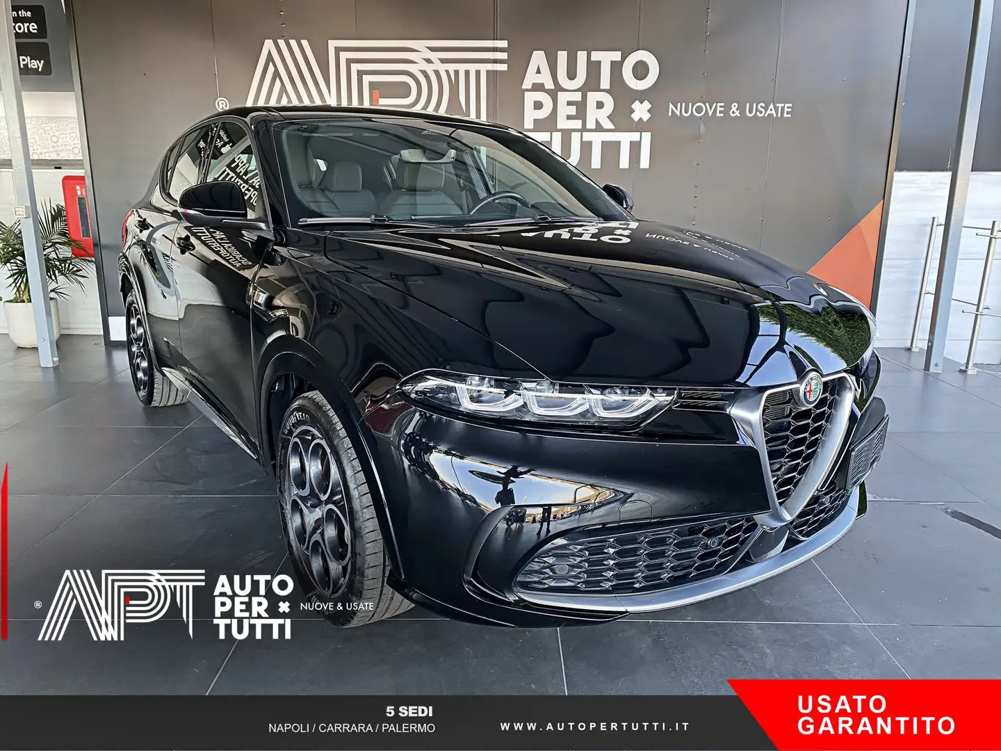 Alfa Romeo Tonale Tonale 1.5 hybrid Ti 160cv tct7 Zwart - 2