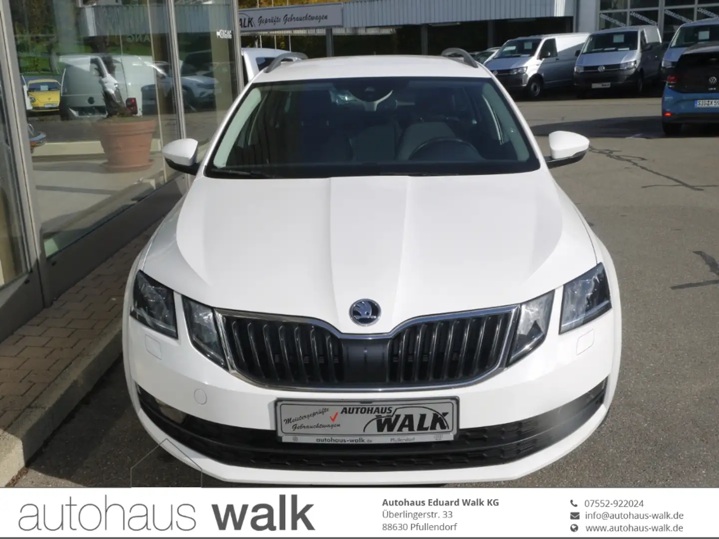 Skoda Octavia Combi 1.5 TSI Soleil NAVI LED GRA Weiß - 1