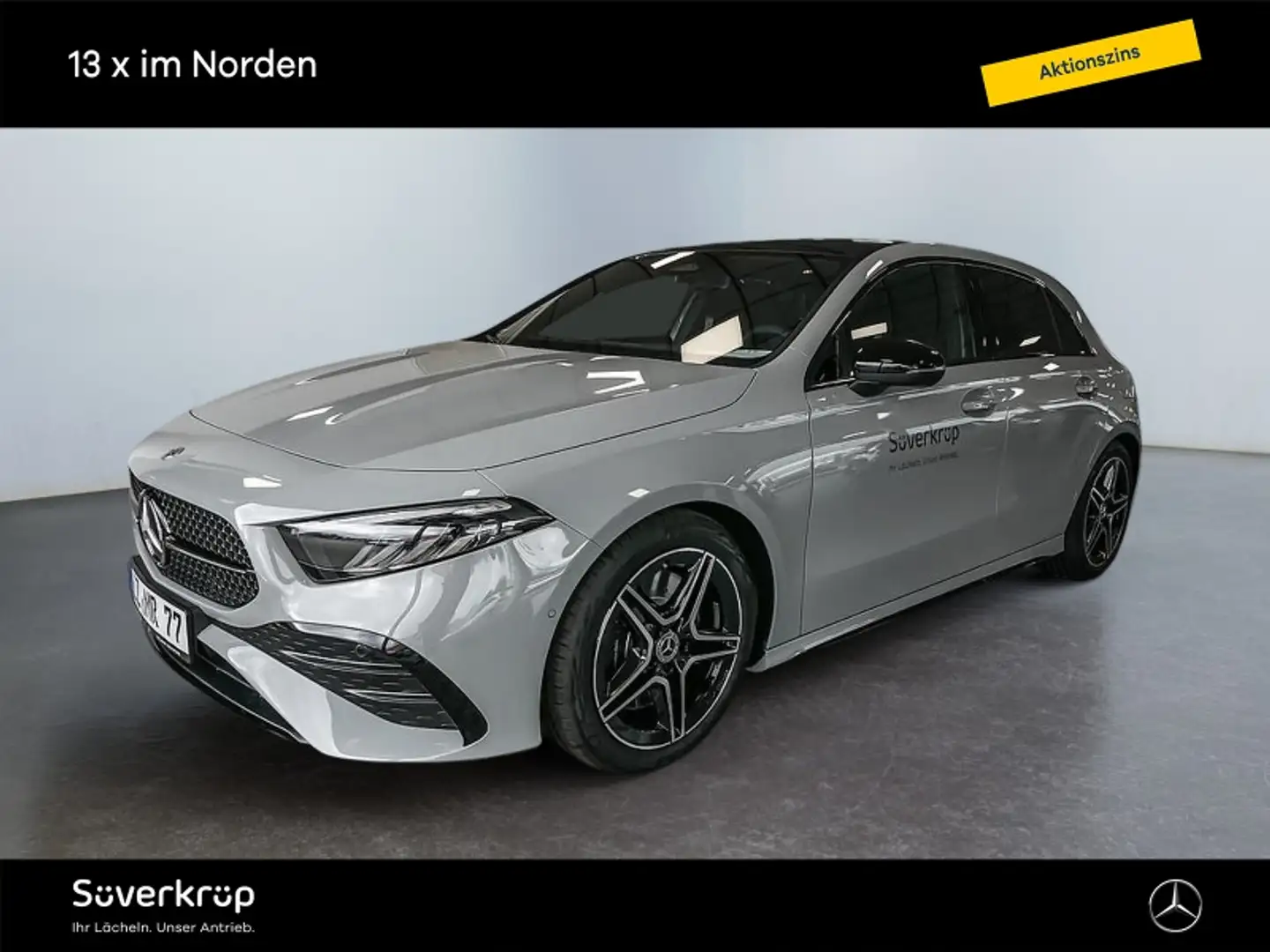 Mercedes-Benz A 250 4M AMG NIGHT SPUR PANO AHK KAMERA PDC SHZ Grau - 1