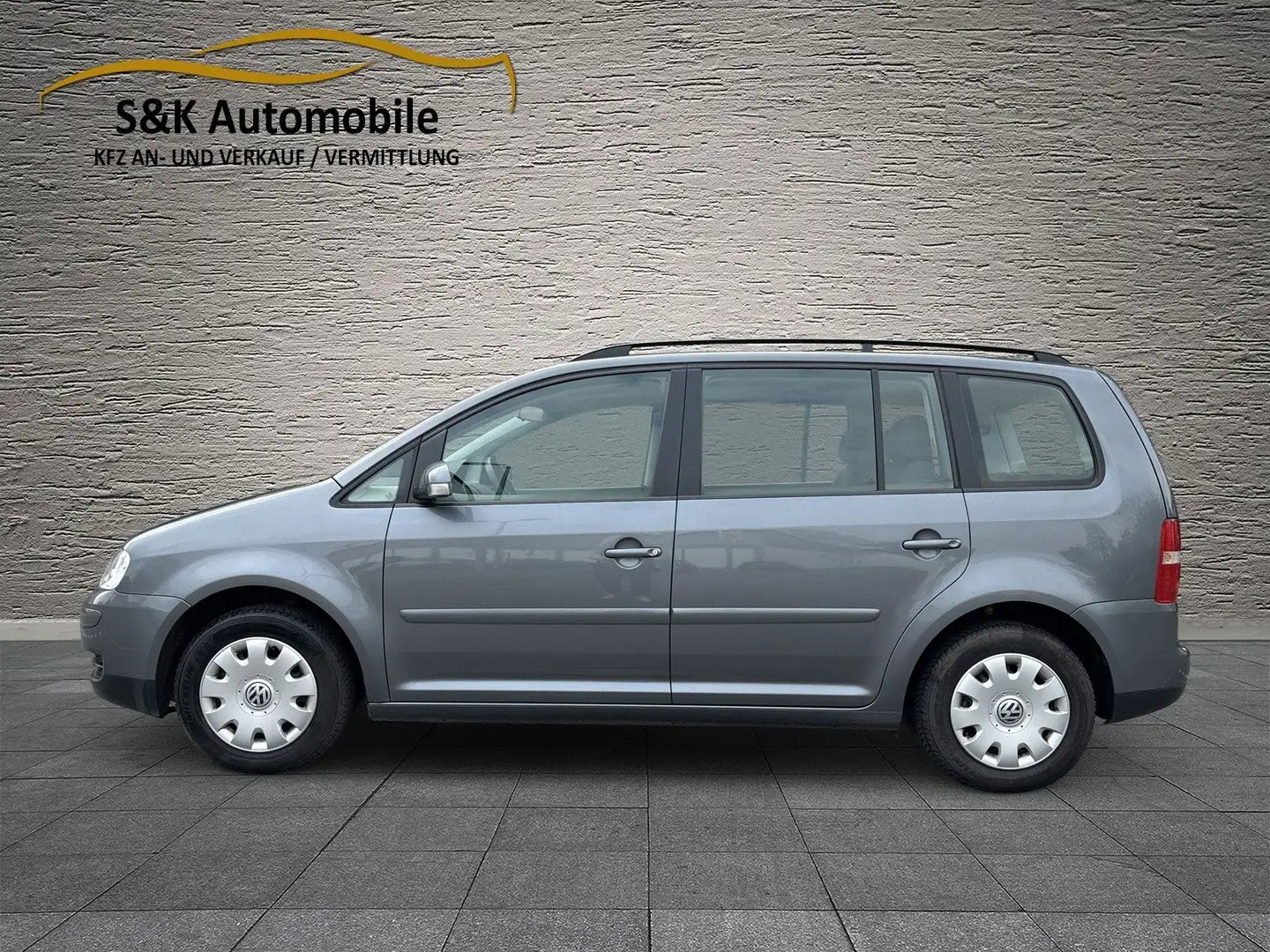Volkswagen Touran 1.6 Goal/7Sitze/Scheckheft/AHK/SHZ Gris - 2