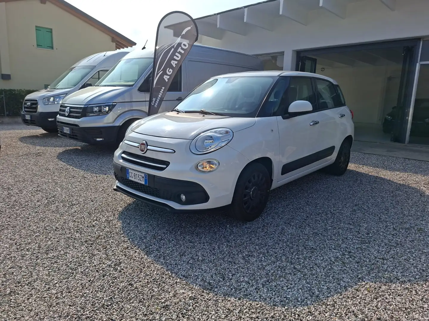 Fiat 500L 1.3 mjt Mirror95cv 4 p.ti Autocarro N1 Iva Espost Weiß - 1