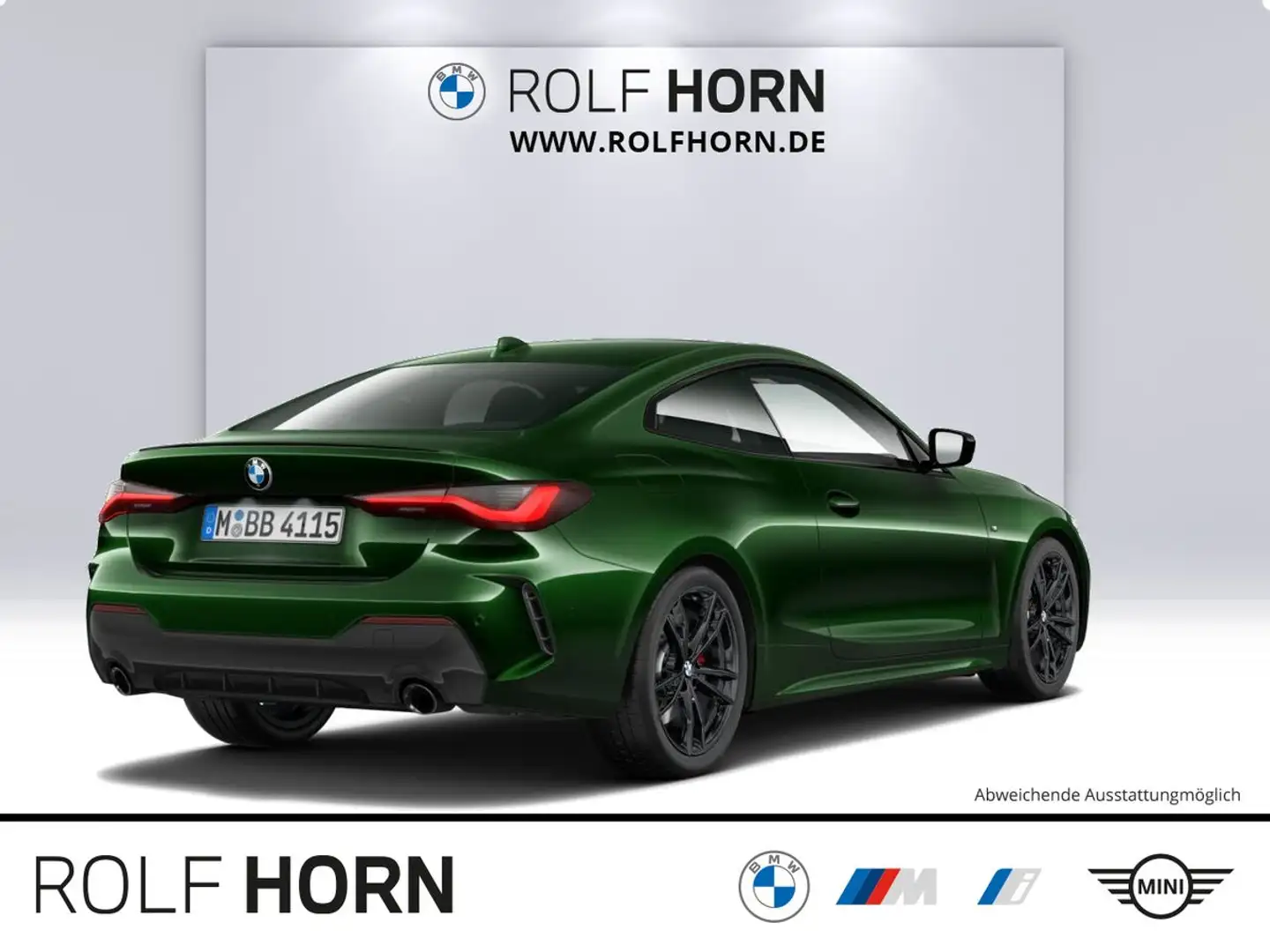 BMW 420 d Coupe M Sportpaket Pro HeadUp Laser H/K RFK Vert - 2