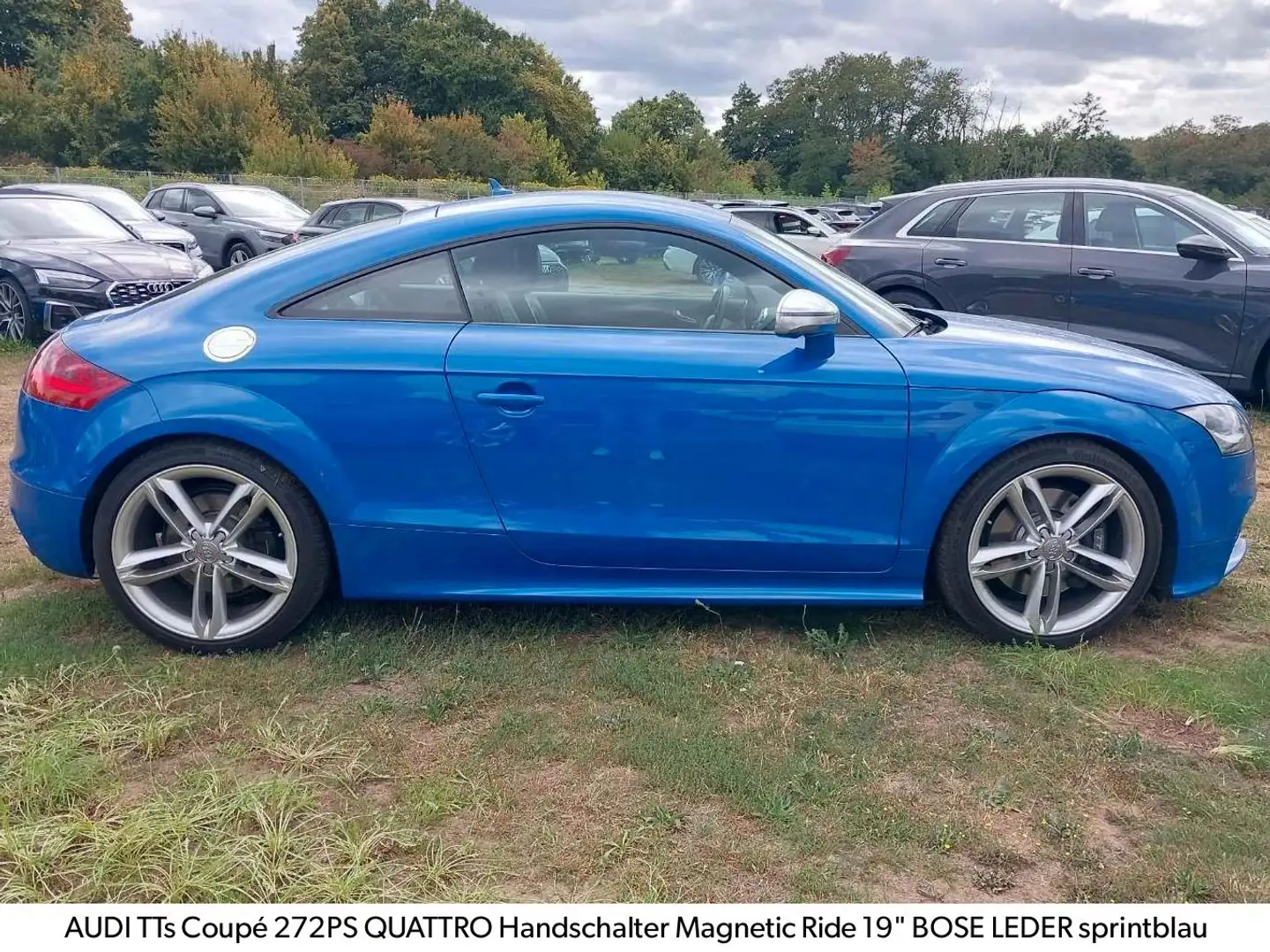 Audi TT S Coupe quattro Schalter LEDER MMI BOSE 19" Bleu - 2