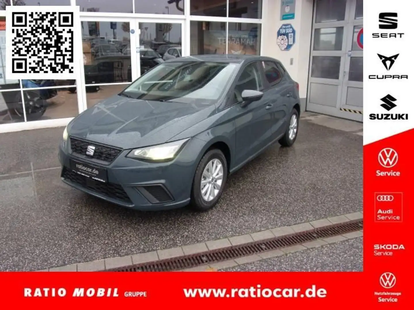 SEAT Ibiza IBIZA ROAD EDITION 1.0 TSI AHZV-VORBER. NAVI SHZ Blau - 1