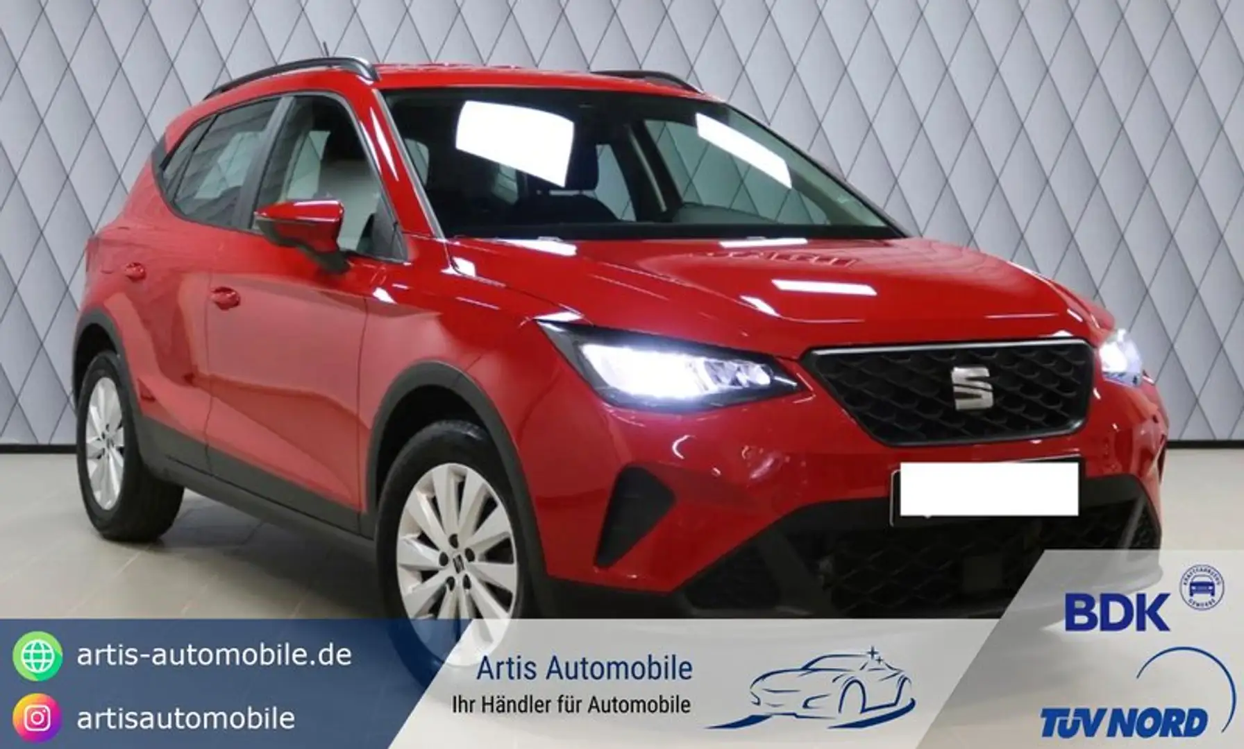 SEAT Arona Style CARPLAY-NAVI*PARKSENSOREN HINTEN Rot - 1