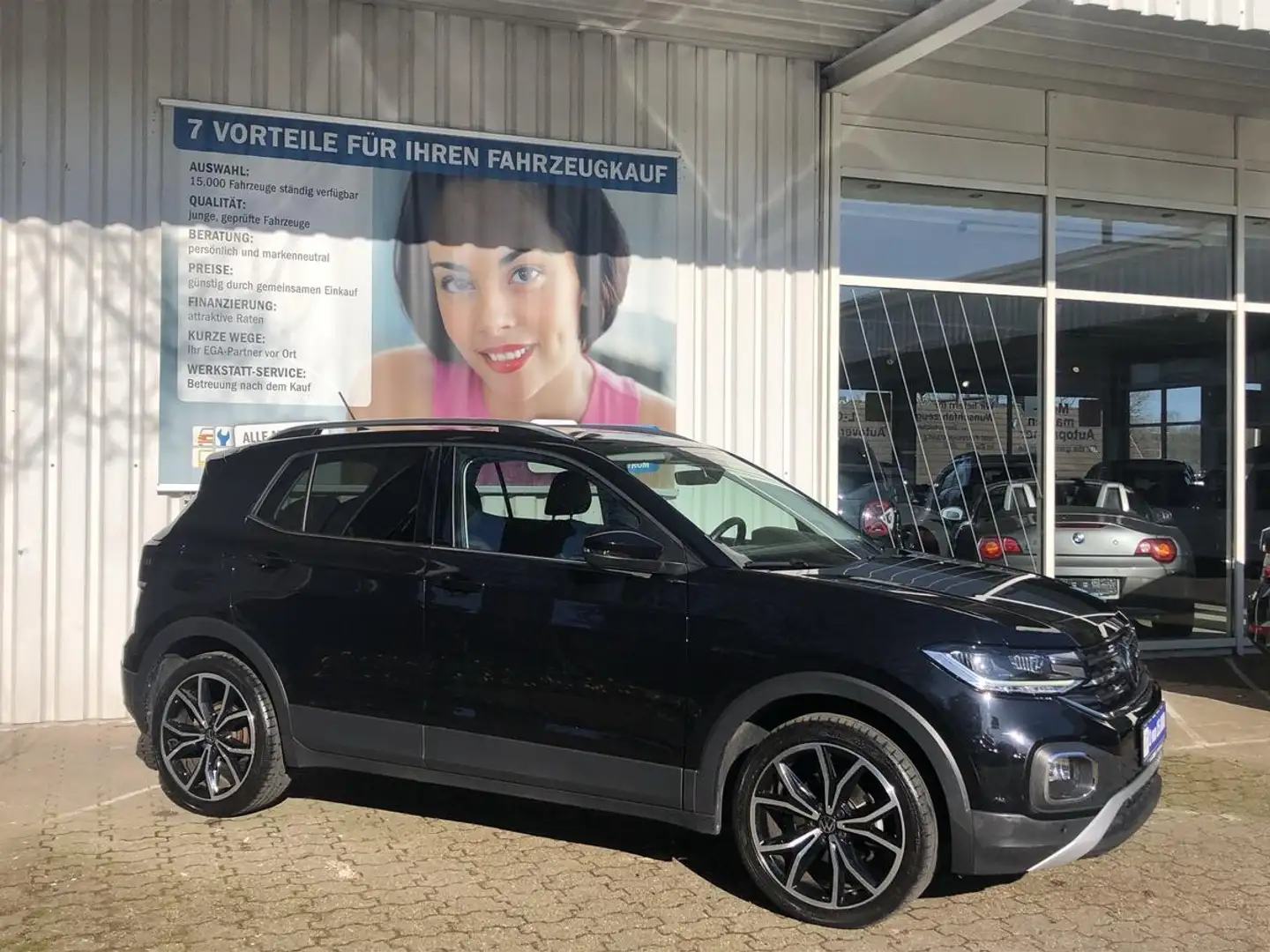 Volkswagen T-Cross 1.0 TSI Style*NAVI*LED*SHZ*CAM*DIGI*PDC*ALU 18*MED Noir - 2