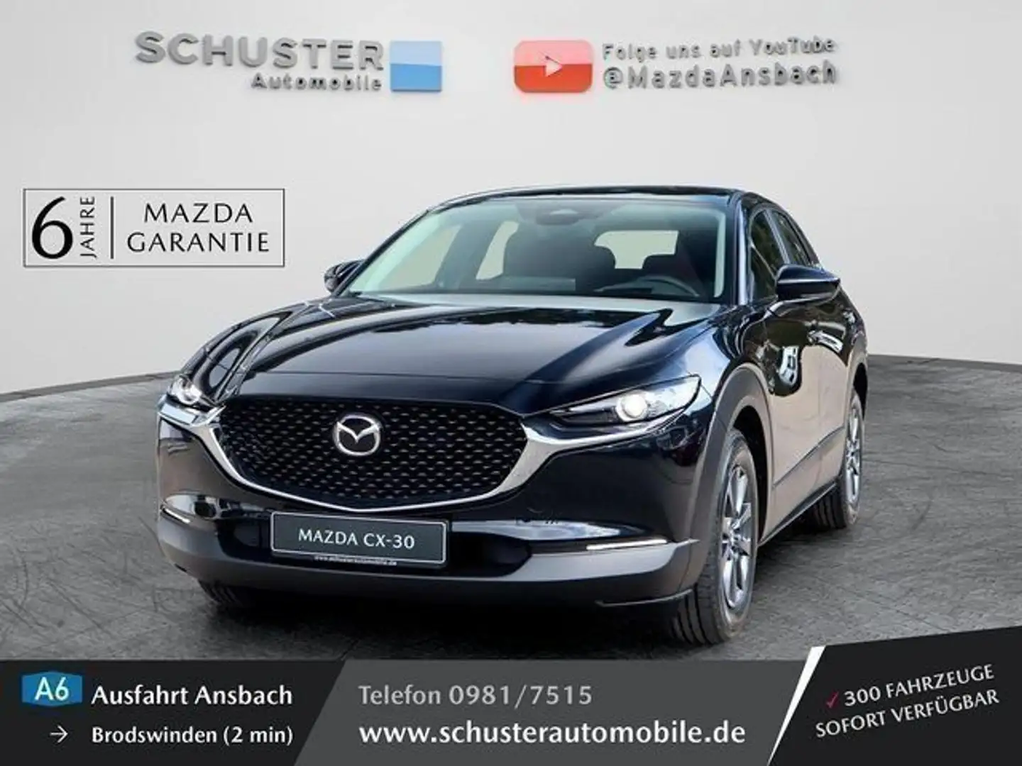 Mazda CX-30 2.5l Prime-Line Head-up/Kamera/Navi/LED Schwarz - 1