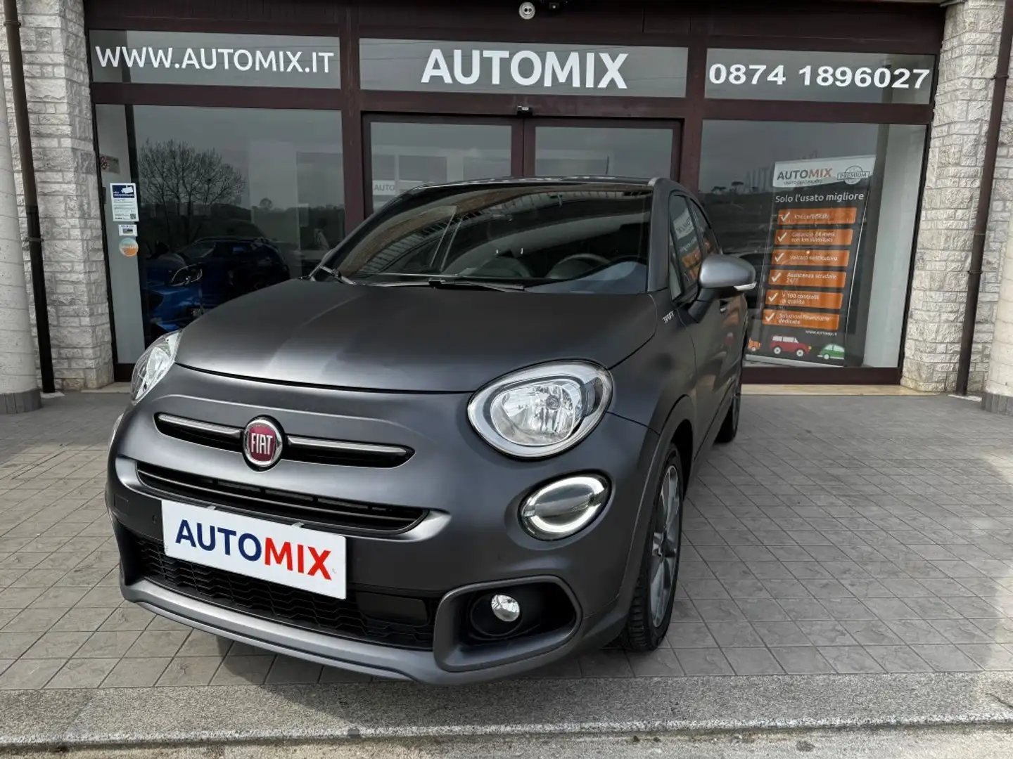 Fiat 500X 1.3 T4 Sport 150cv Dct Gris - 1