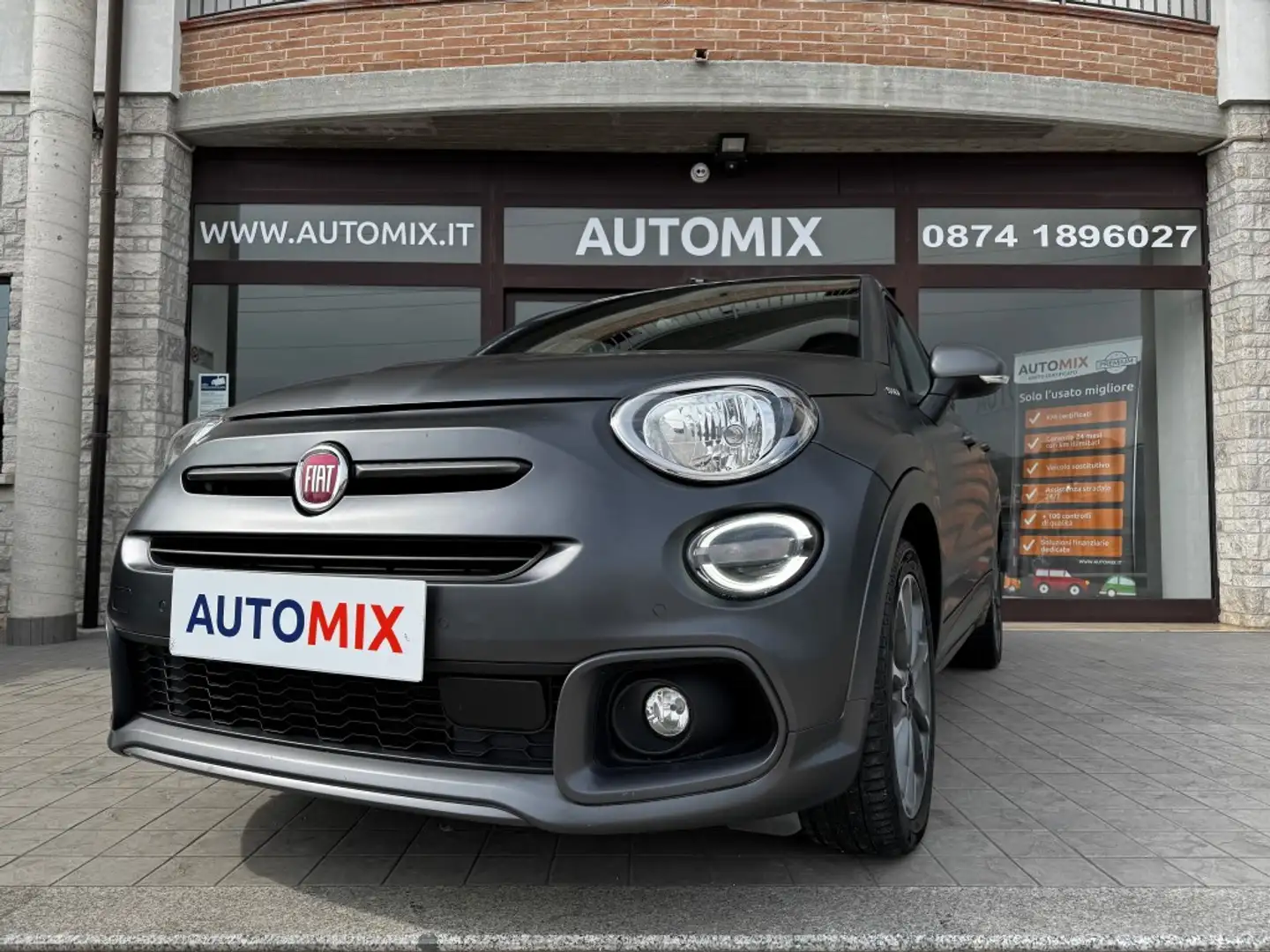 Fiat 500X 1.3 T4 Sport 150cv Dct Gris - 2