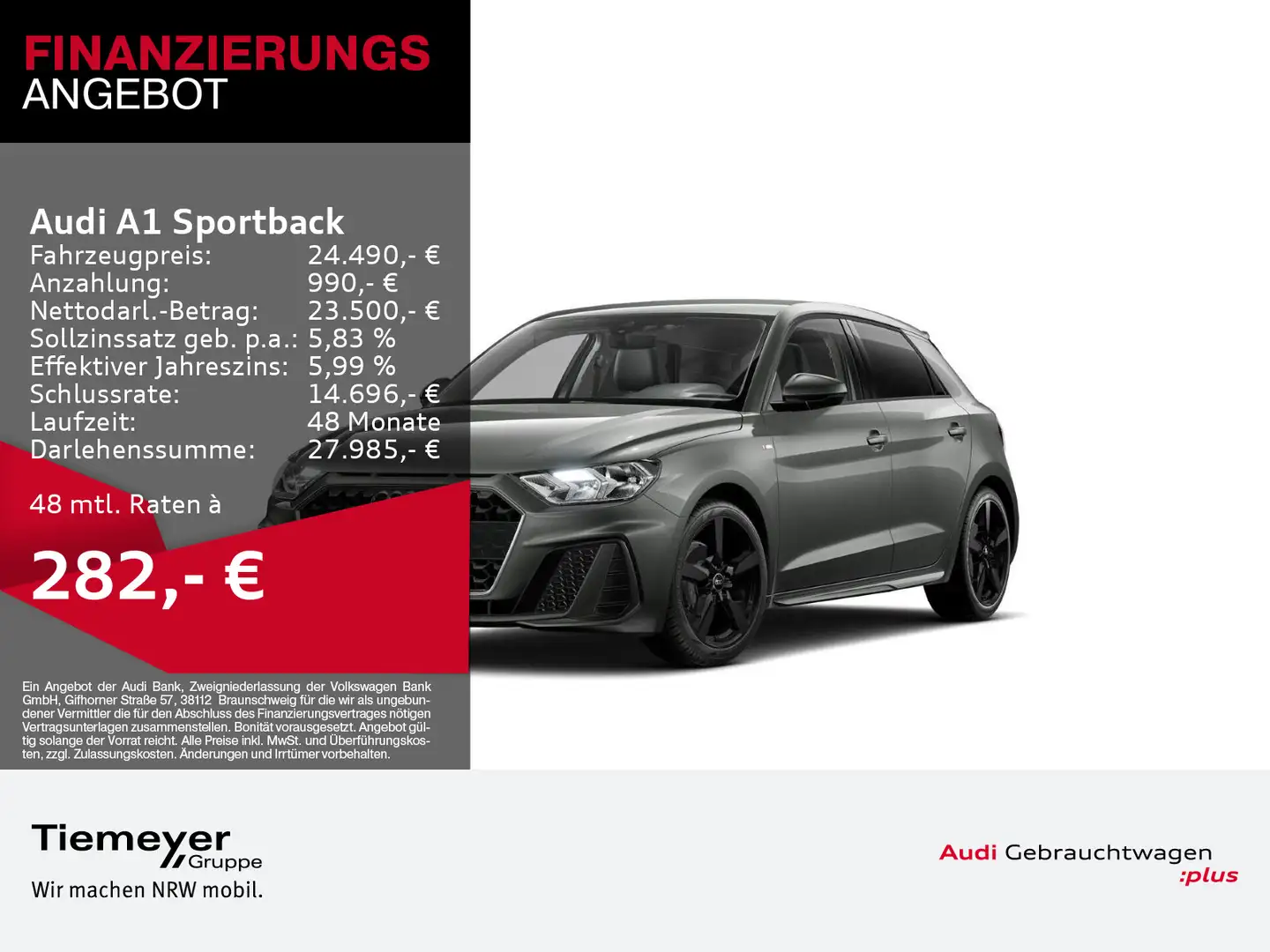Audi A1 25 TFSI S LINE LM17 PRIVACY KEYLESS Grau - 1
