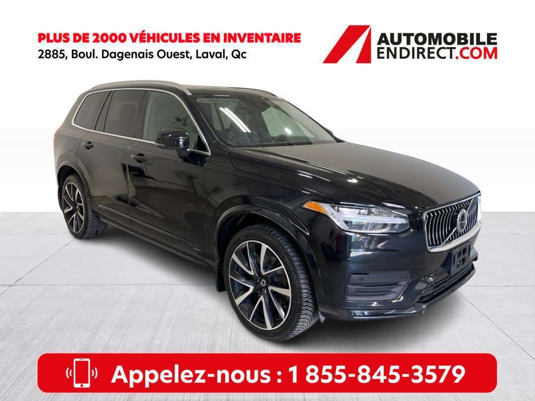 2022 Volvo XC90 T6 Momentum 2.0T AWD Cuir Toit Pano Sièges Chauffa