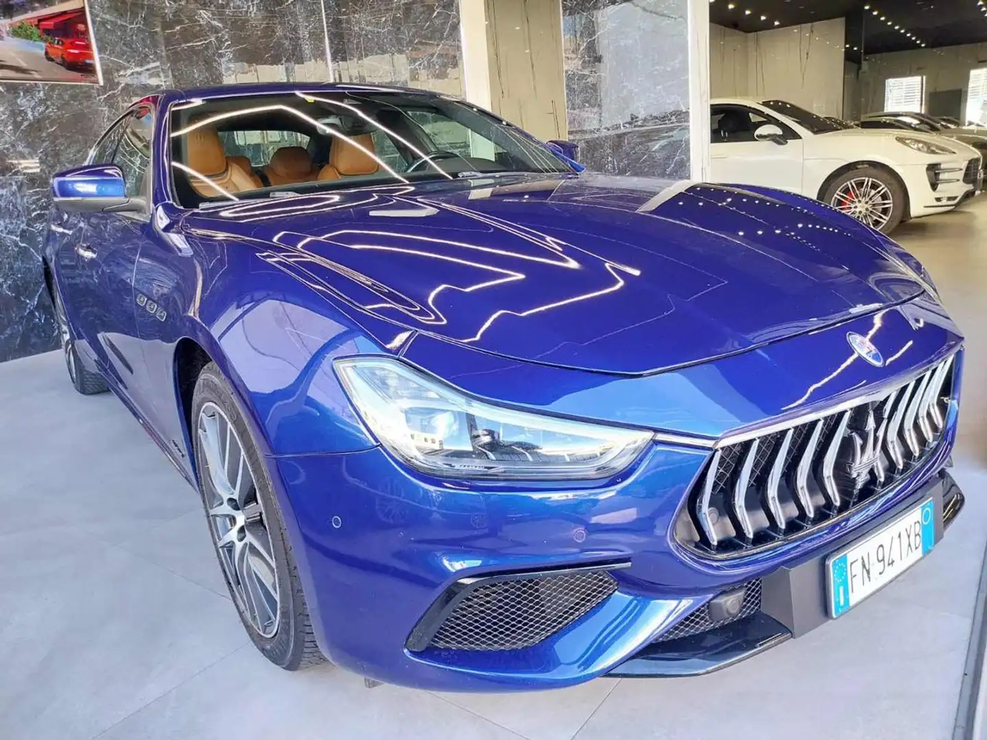Maserati Ghibli V6 430 CV Gransport (Garanzia 12 Mesi) Bleu - 2