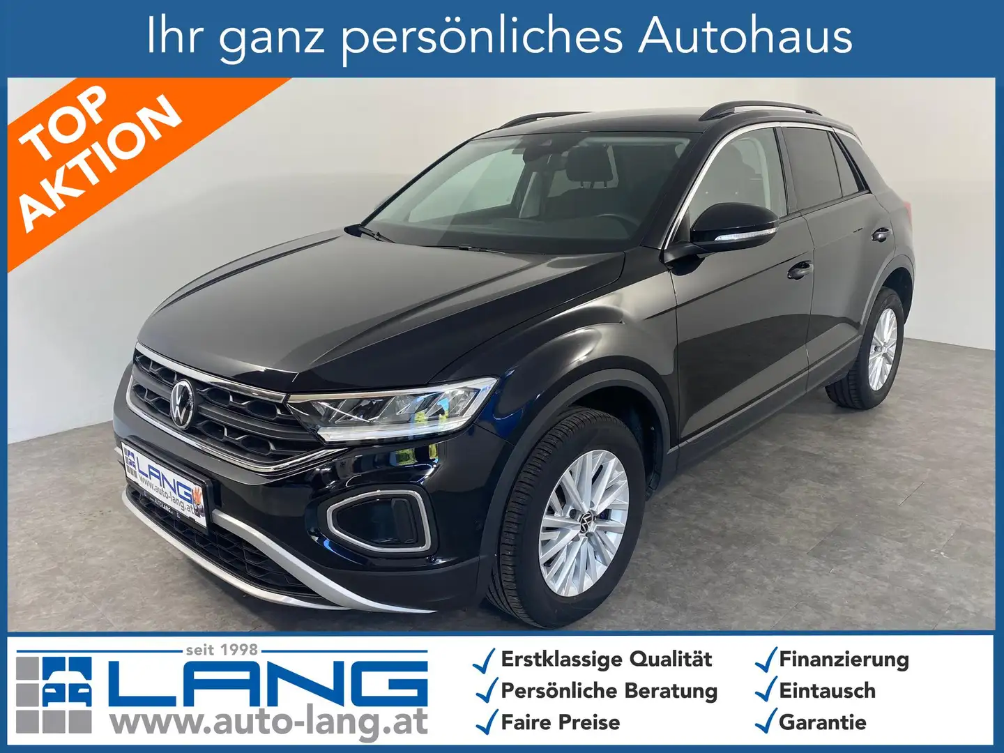 Volkswagen T-Roc 2.0 TDI Life LED*NAVI*ACC 85 kW (116 PS), Schal... Schwarz - 1